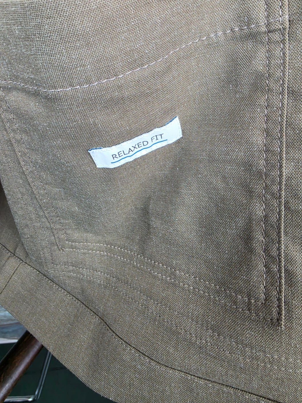 Roy Robson Relaxed Fit Linen mix Overshirt - Green