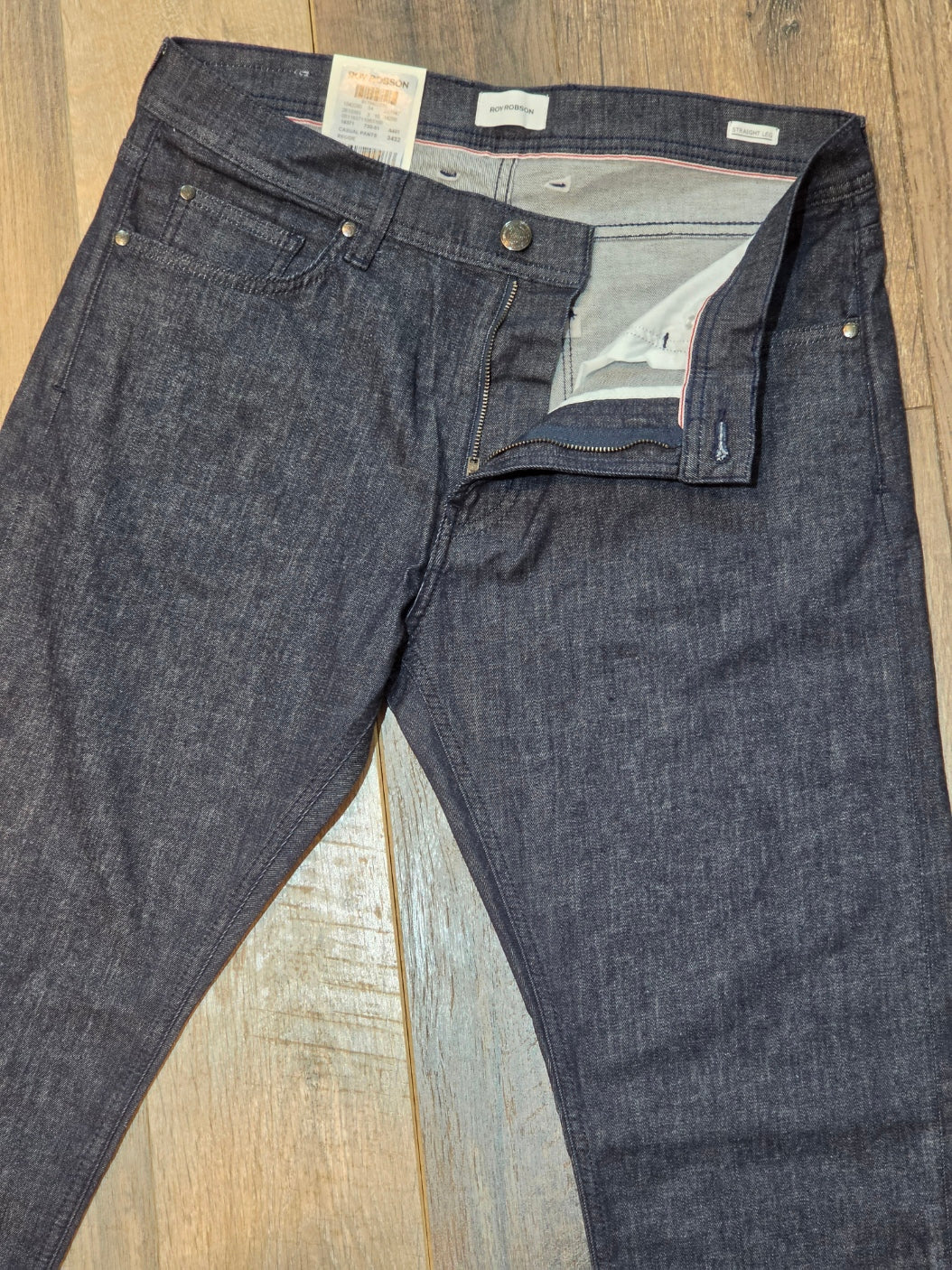 Roy Robson Straight Leg Dark Wash Summer Jeans
