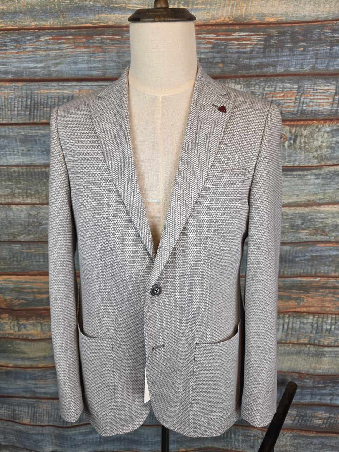Roy Robson Summer Slim Fit honeycomb jersey Jacket