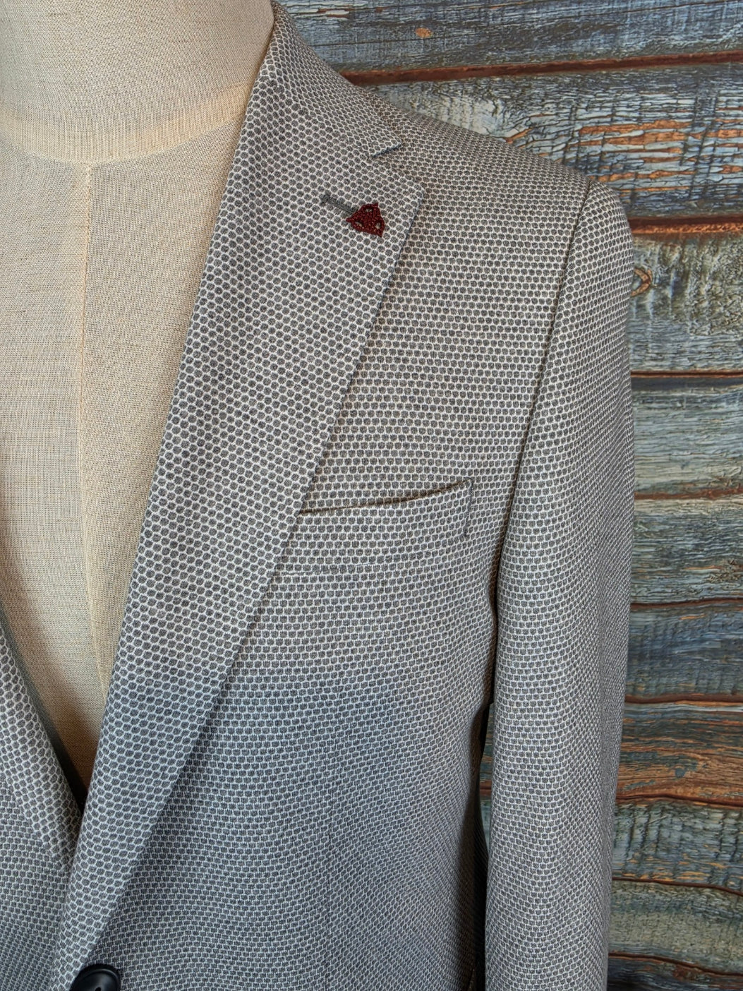 Roy Robson Summer Slim Fit honeycomb jersey Jacket