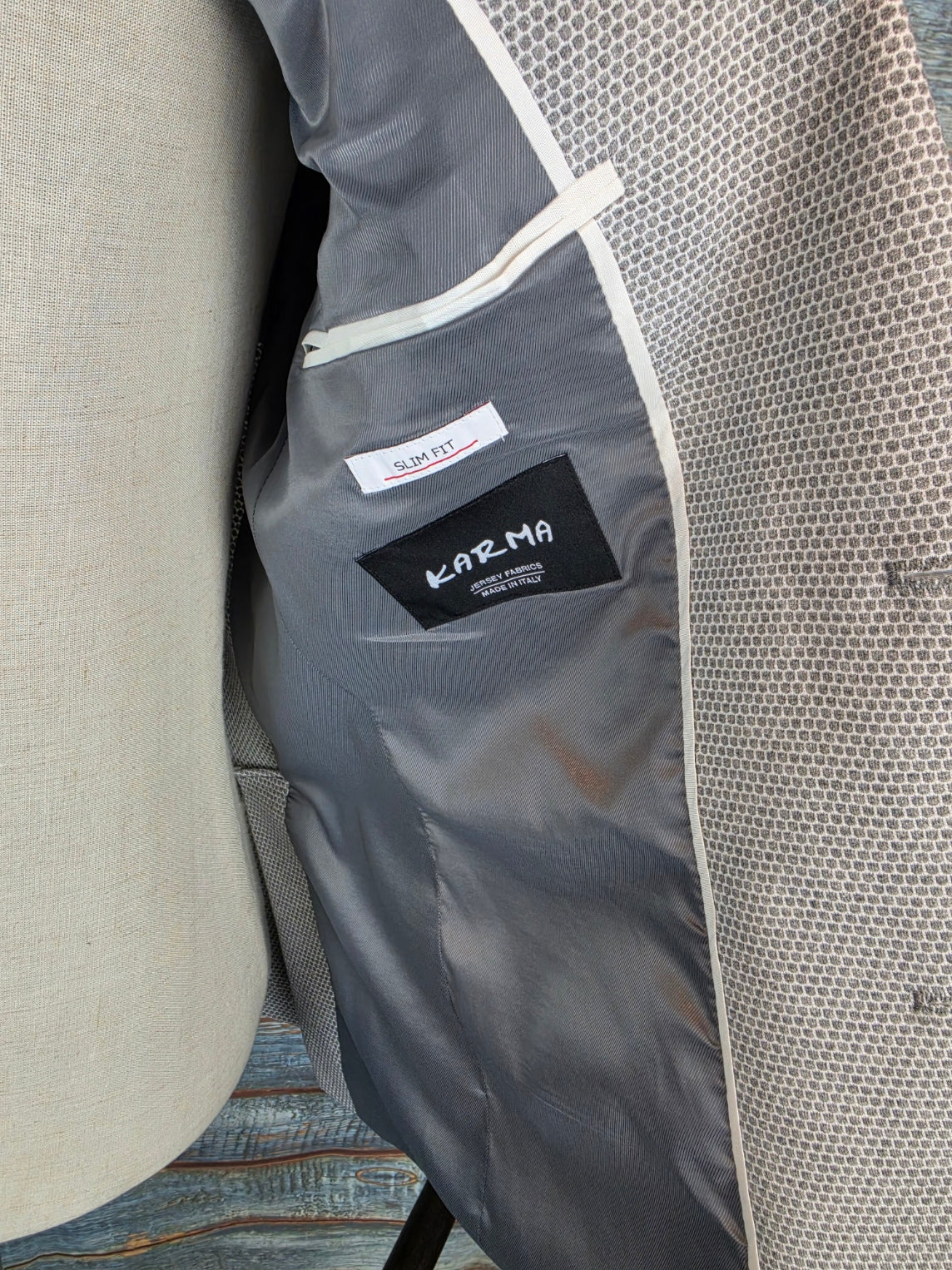 Roy Robson Summer Slim Fit honeycomb jersey Jacket