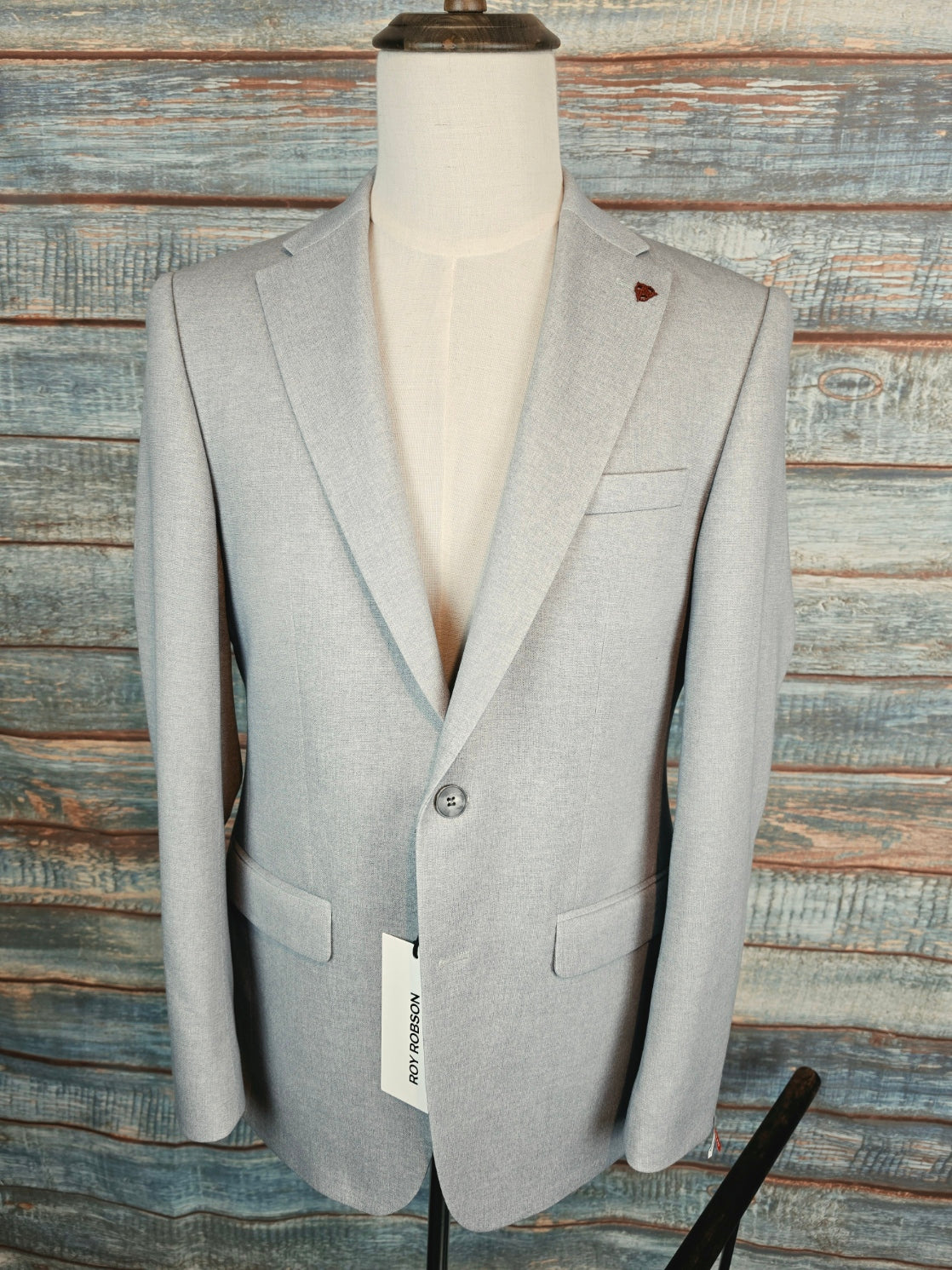Roy Robson Slim Fit Jersey 2 button Suit - Light Green