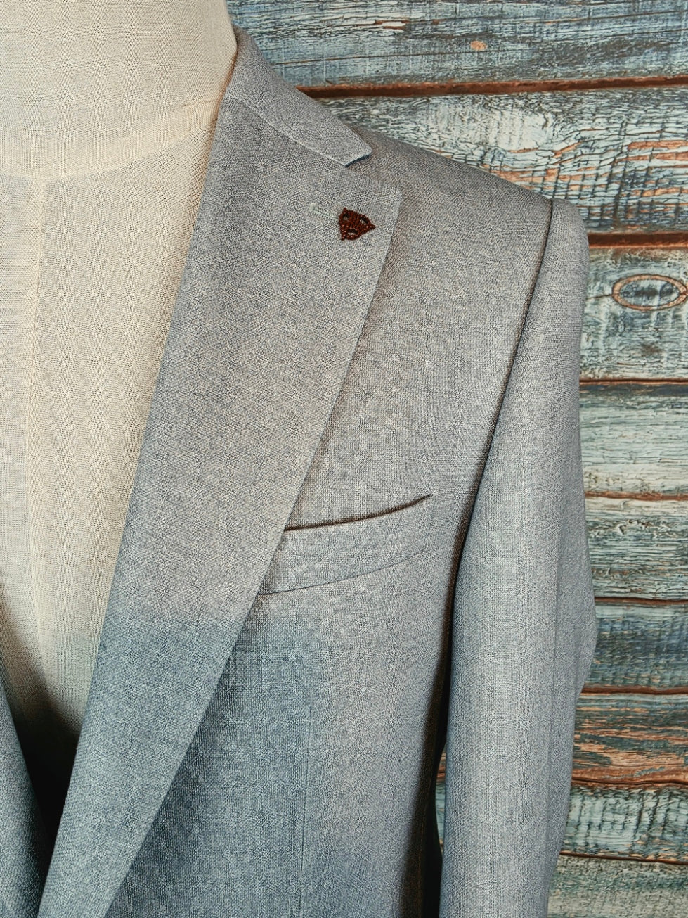 Roy Robson Slim Fit Jersey 2 button Suit - Light Green