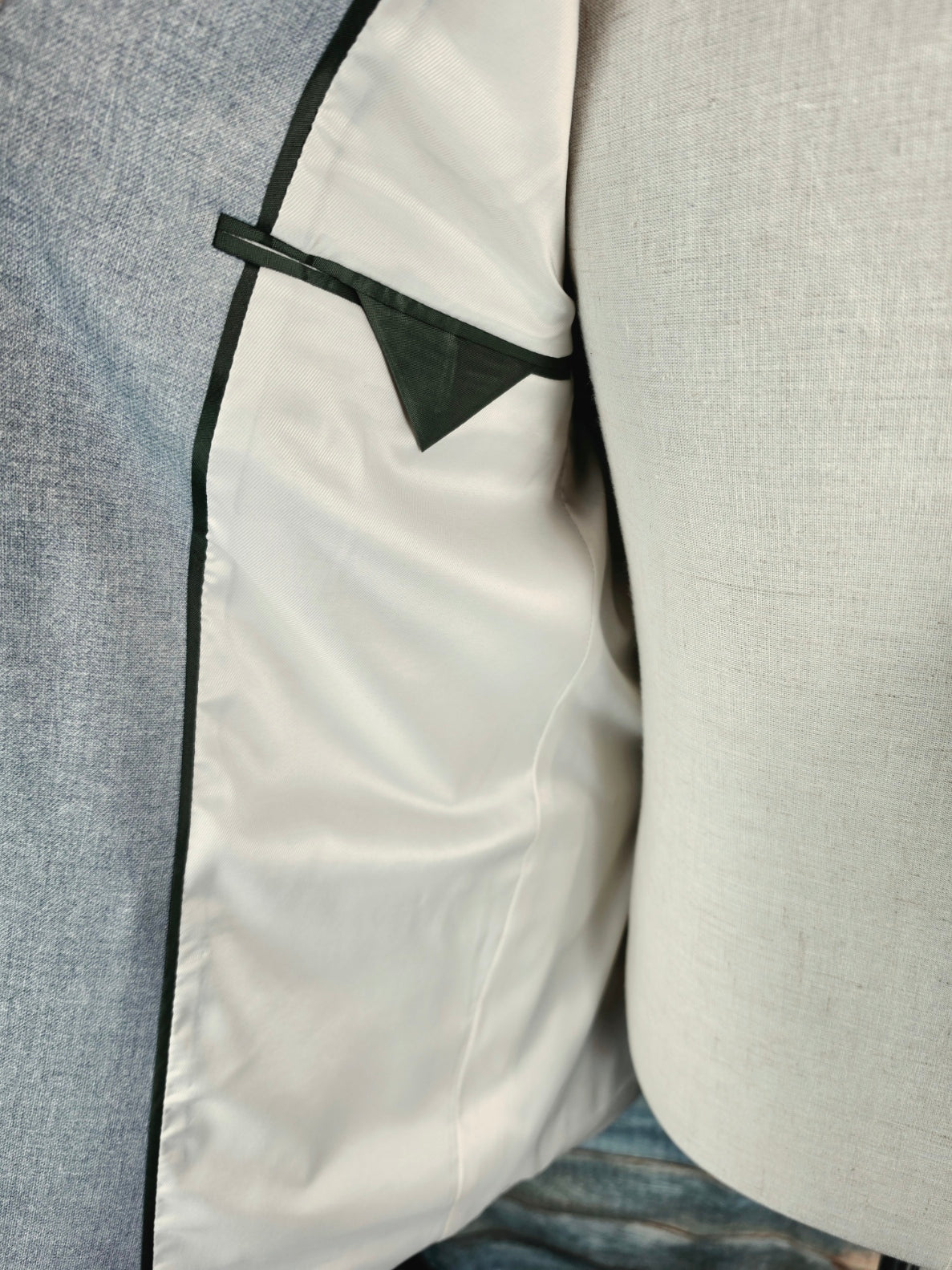 Roy Robson Slim Fit Jersey 2 button Suit - Light Green