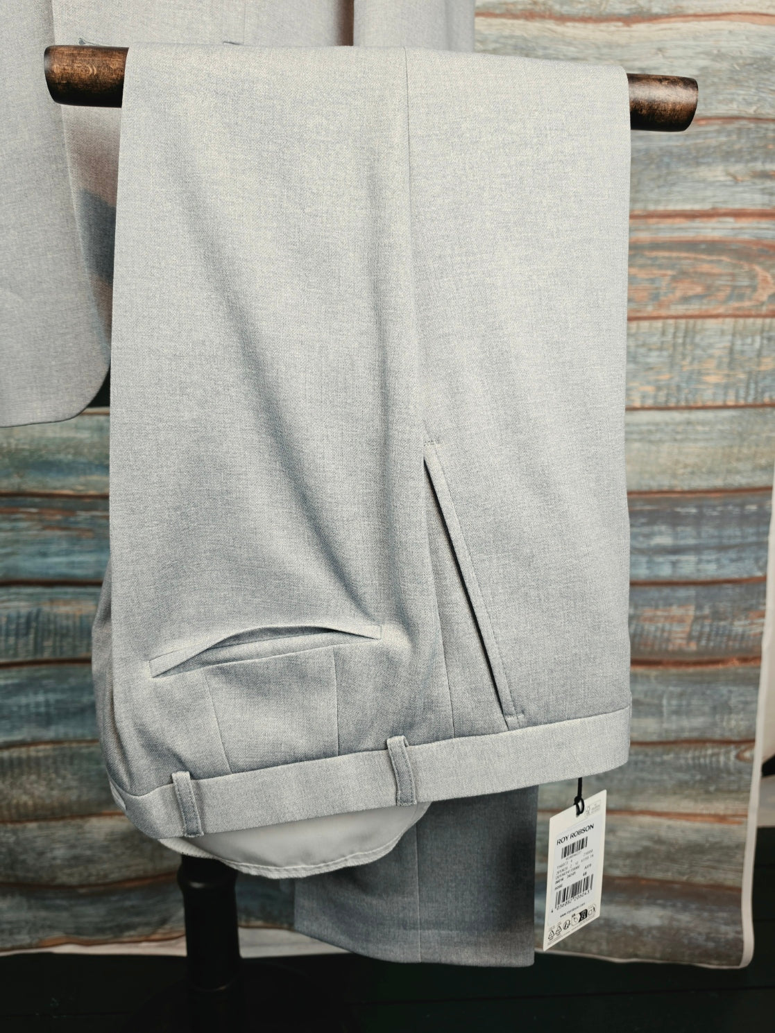 Roy Robson Slim Fit Jersey 2 button Suit - Light Green