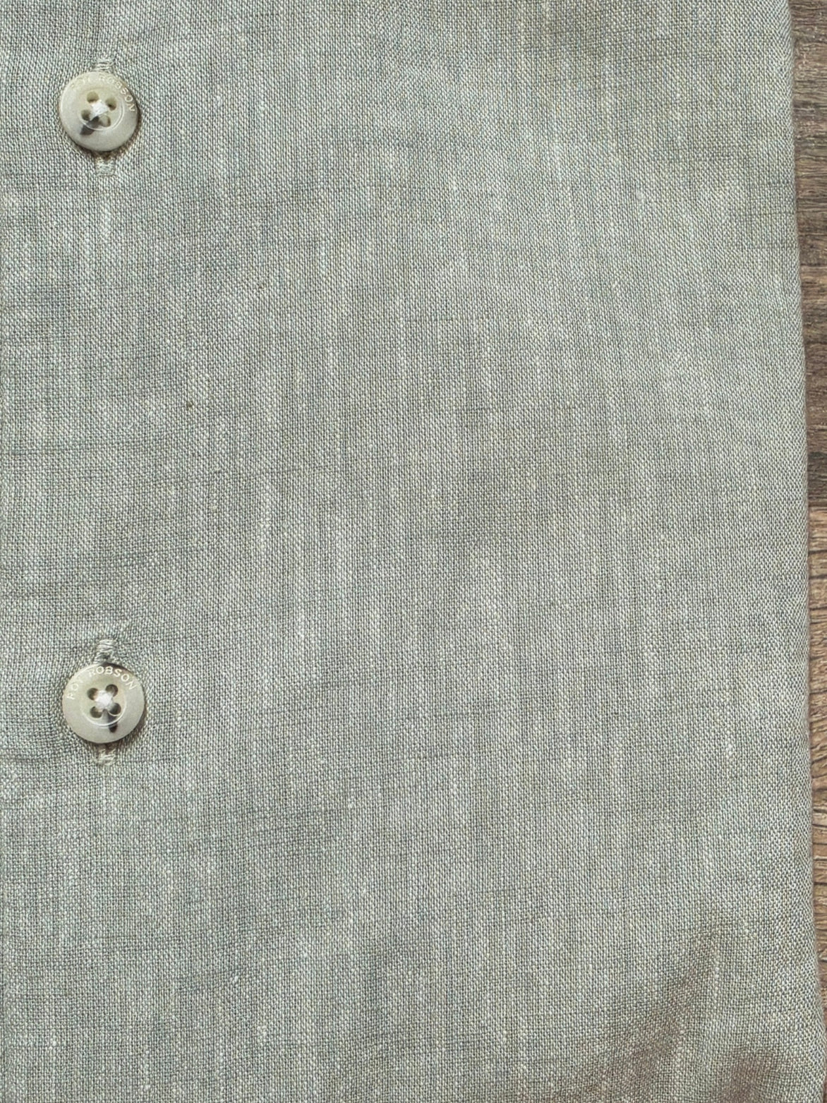 Roy Robson slim fit Cotton and Linen Blend Shirt