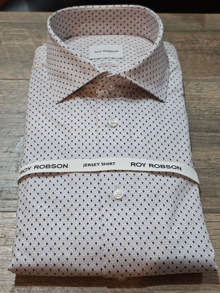 Roy Robson slim fit Jersey Jacquard print Shirt