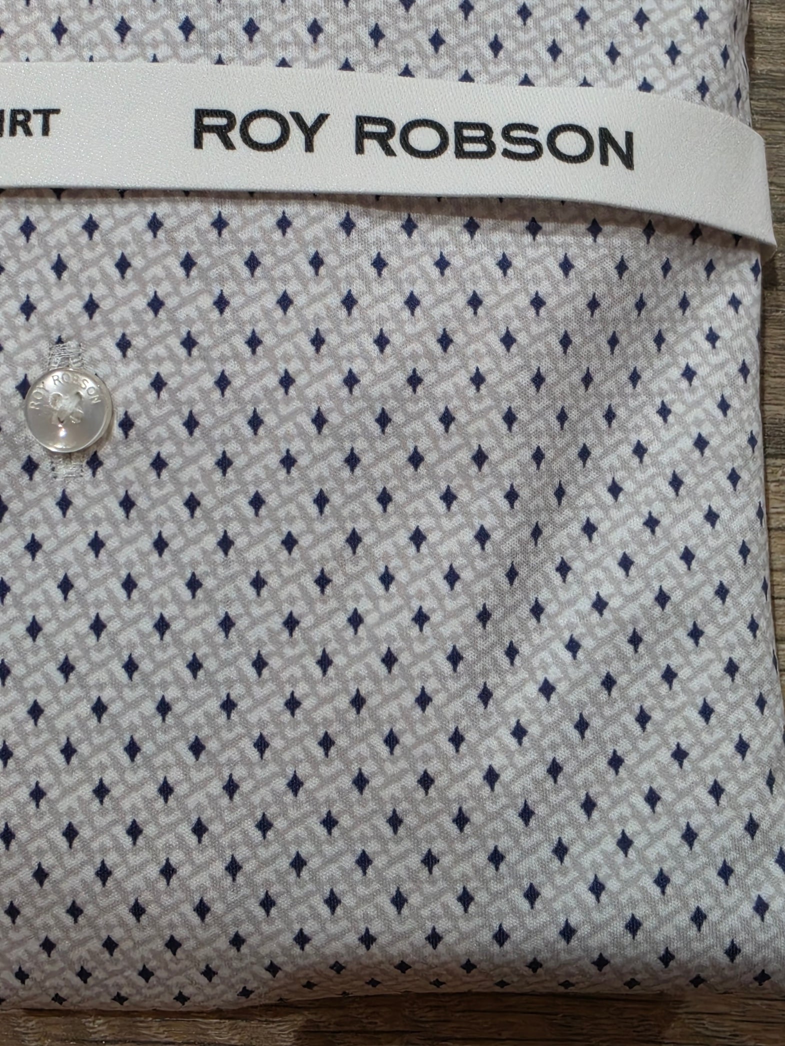 Roy Robson slim fit Jersey Jacquard print Shirt