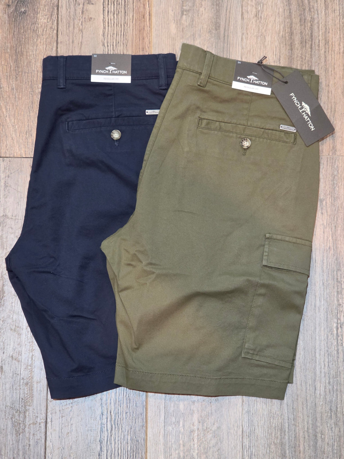 FYNCH-HATTON chino-style combat Shorts