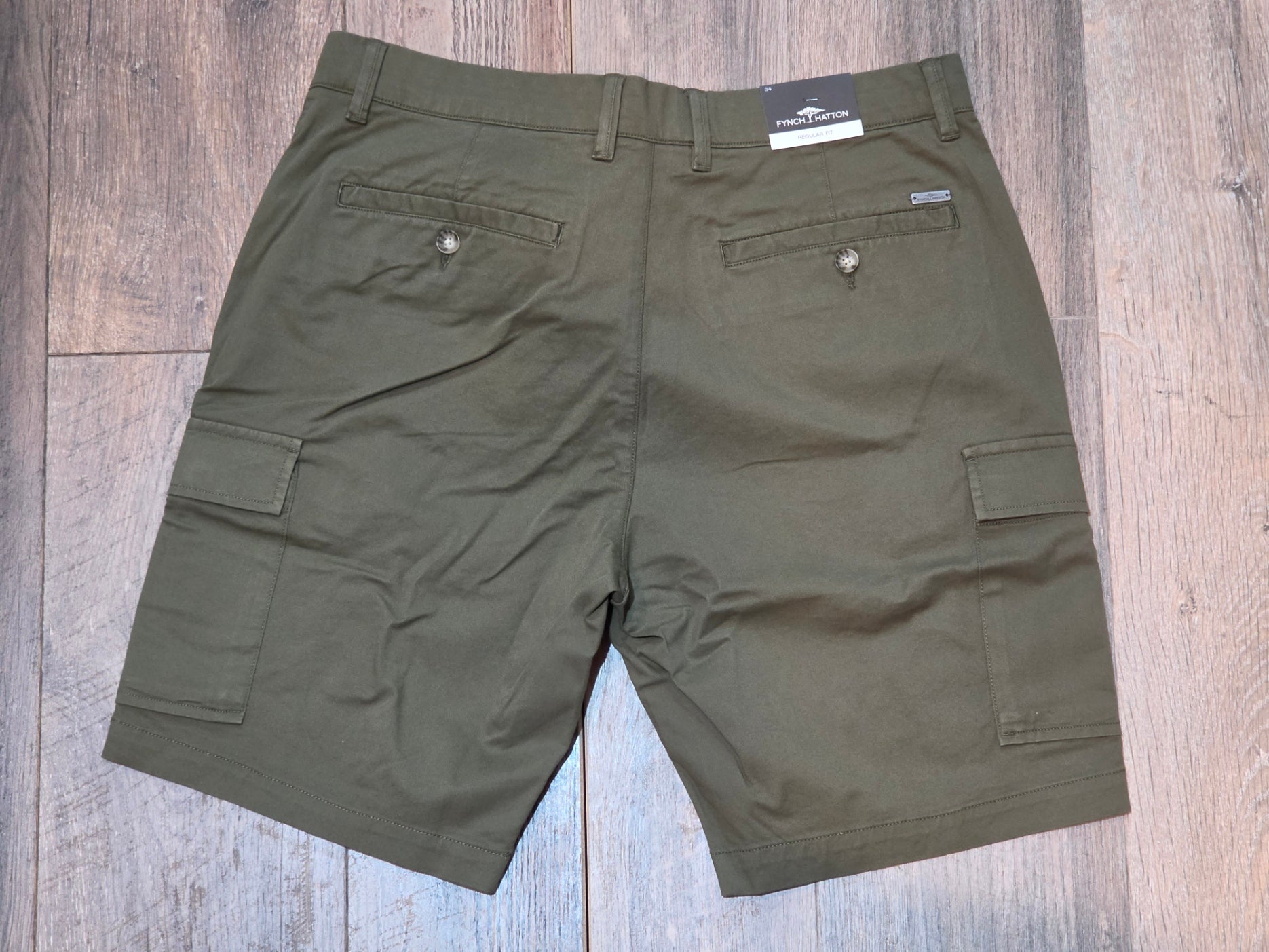 FYNCH-HATTON chino-style combat Shorts