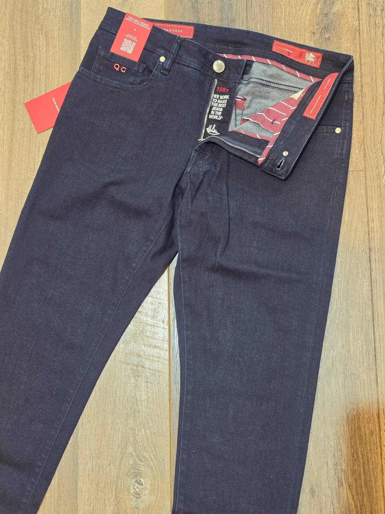 TRAMAROSSA MICHELANGELO Regular Fit GABARDINE RELAX BLUE