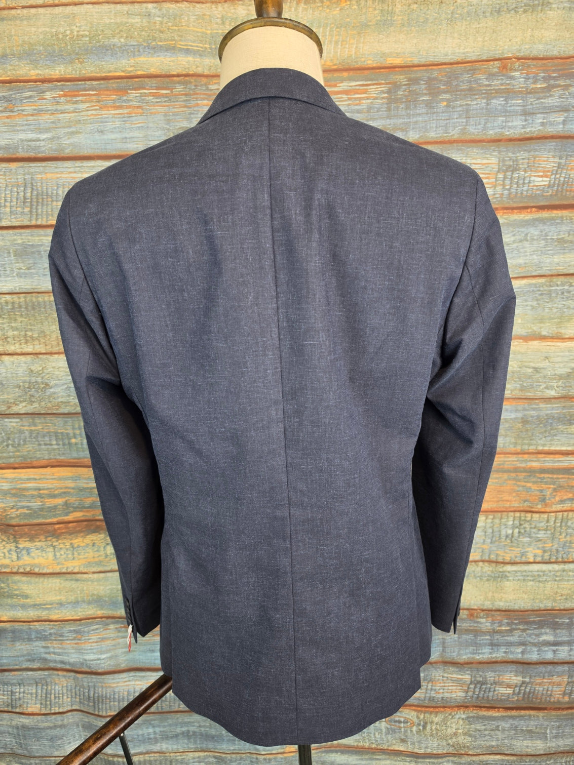 Roy Robson Slim Fit Linen Blend 2 button Suit - Dark Navy