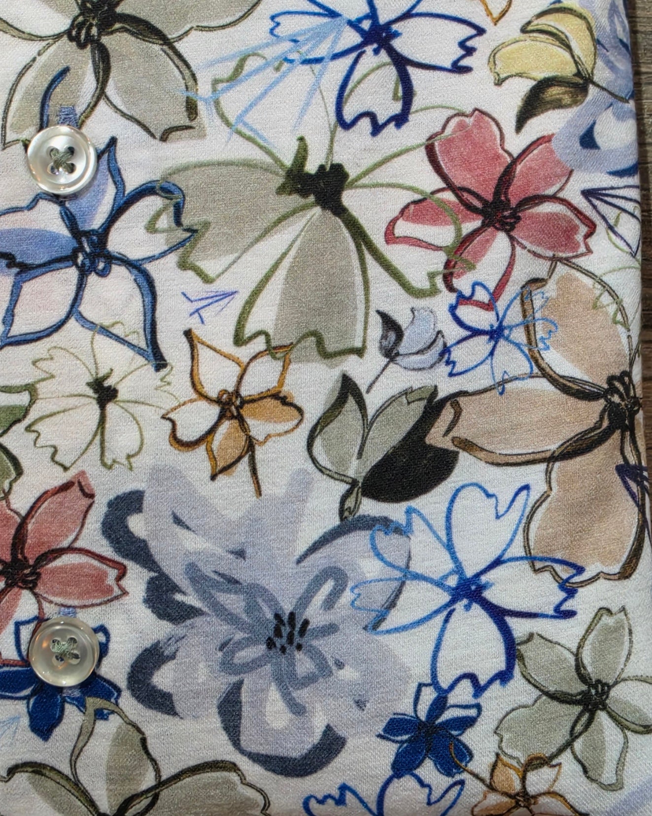 R2 - Amsterdam Summer Stretch Jersey Floral shirt