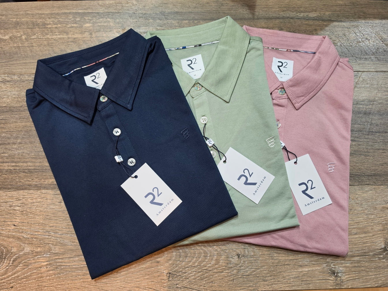 R2 - Amsterdam Short Sleeve lightweight Travel polo