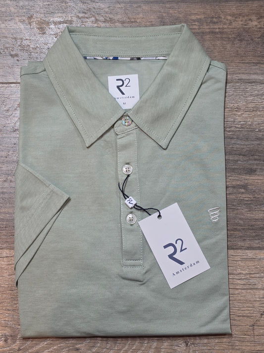 R2 - Amsterdam Short Sleeve lightweight Travel polo