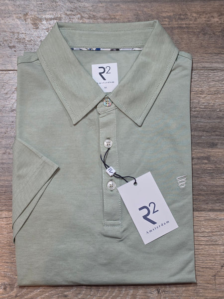 R2 - Amsterdam Short Sleeve lightweight Travel polo