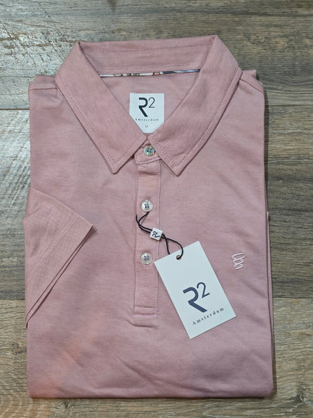 R2 - Amsterdam Short Sleeve lightweight Travel polo