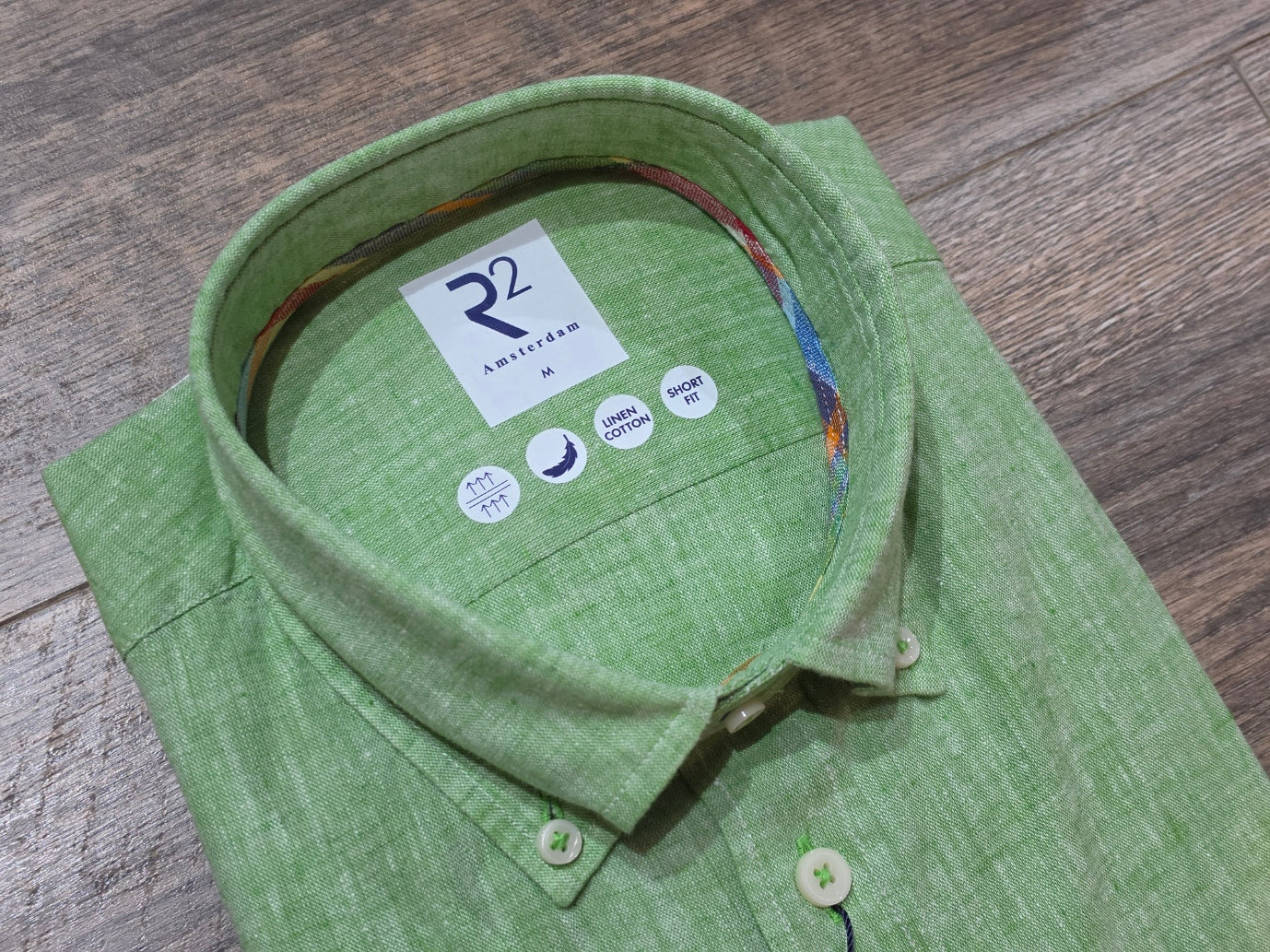 R2 - Amsterdam Short Sleeve Linen Mix Summer Shirts