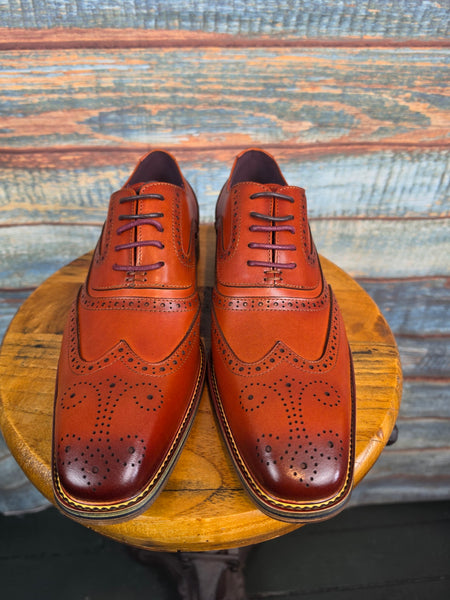 Justin Reess Drake Brogue - Dark Tan