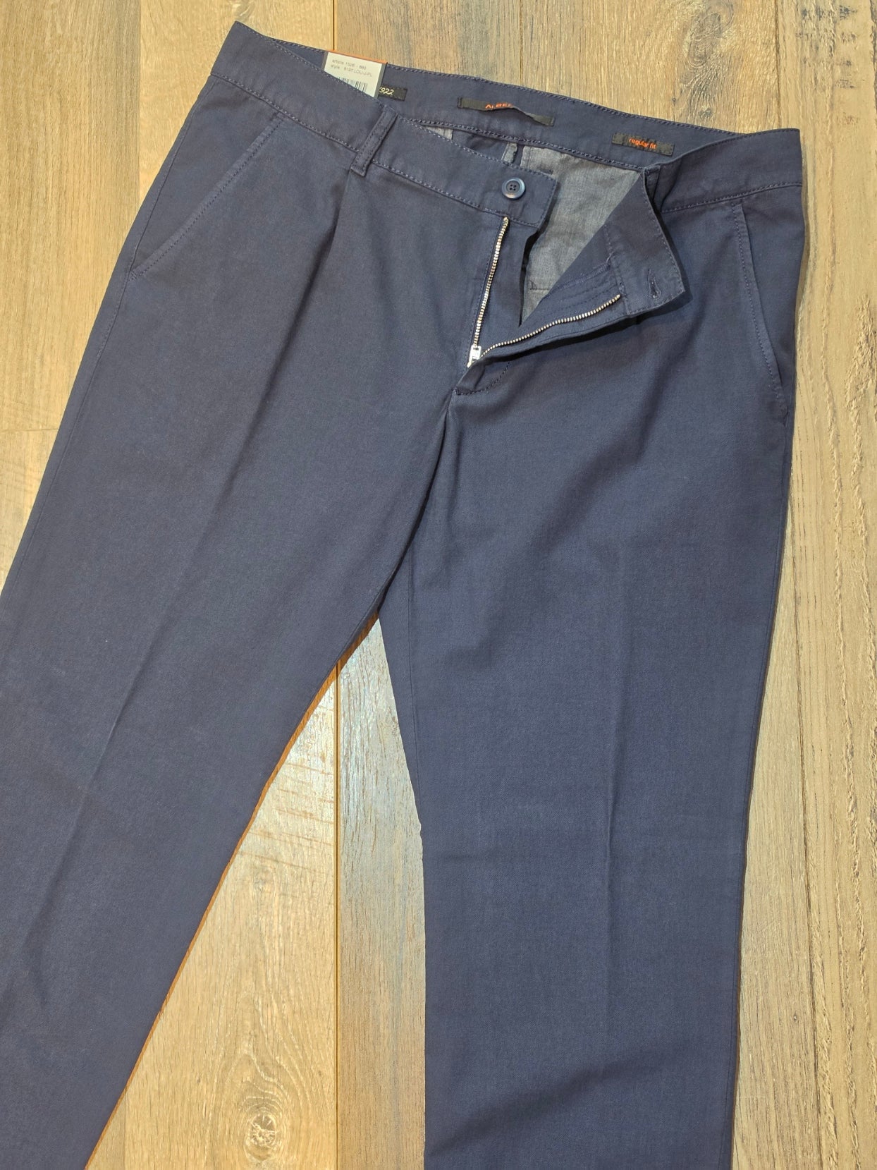 Alberto LOU Regular fit Linen Twill Trousers