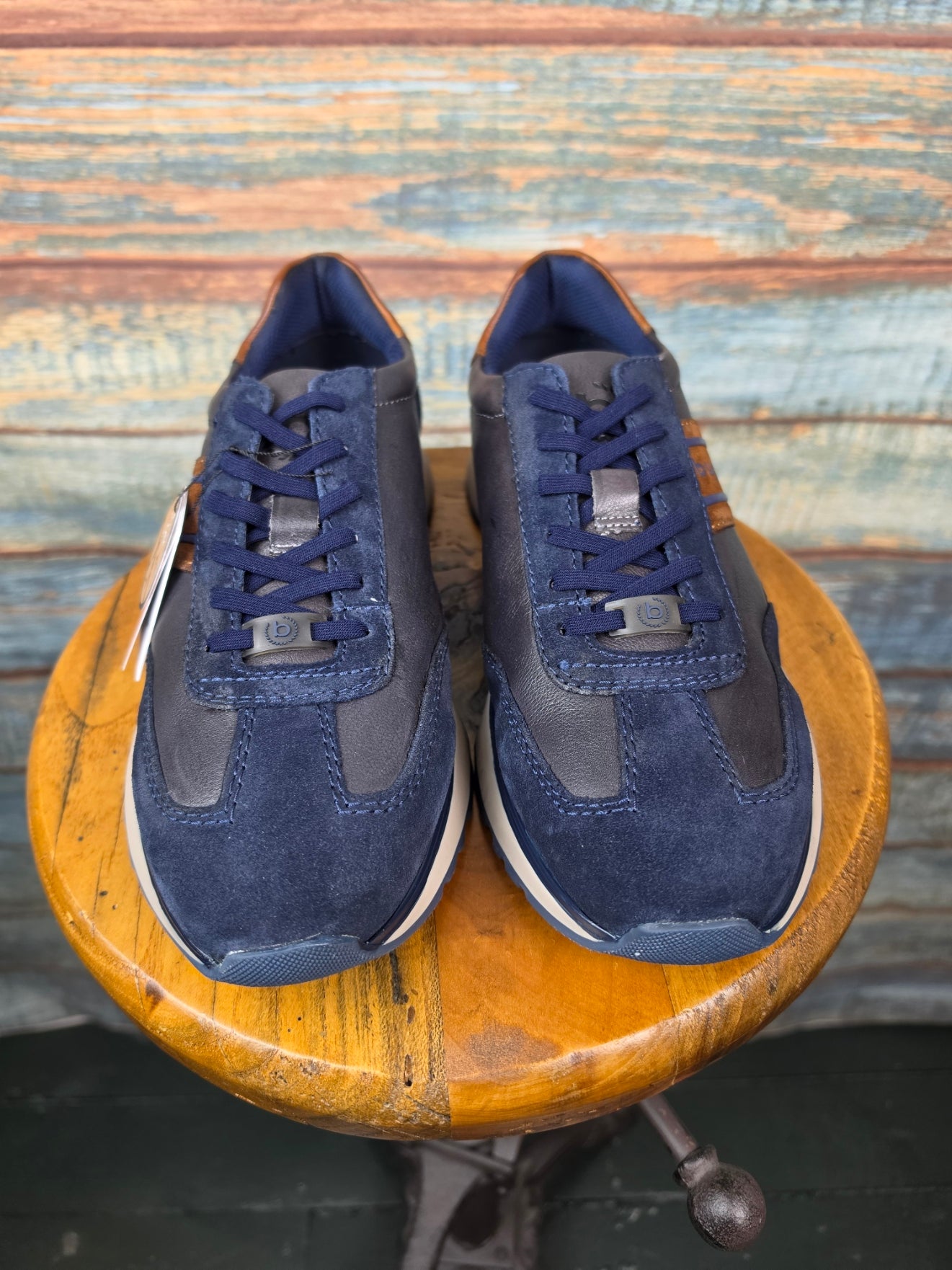 Bugatti Winter Navy Leather / Suede Sneaker