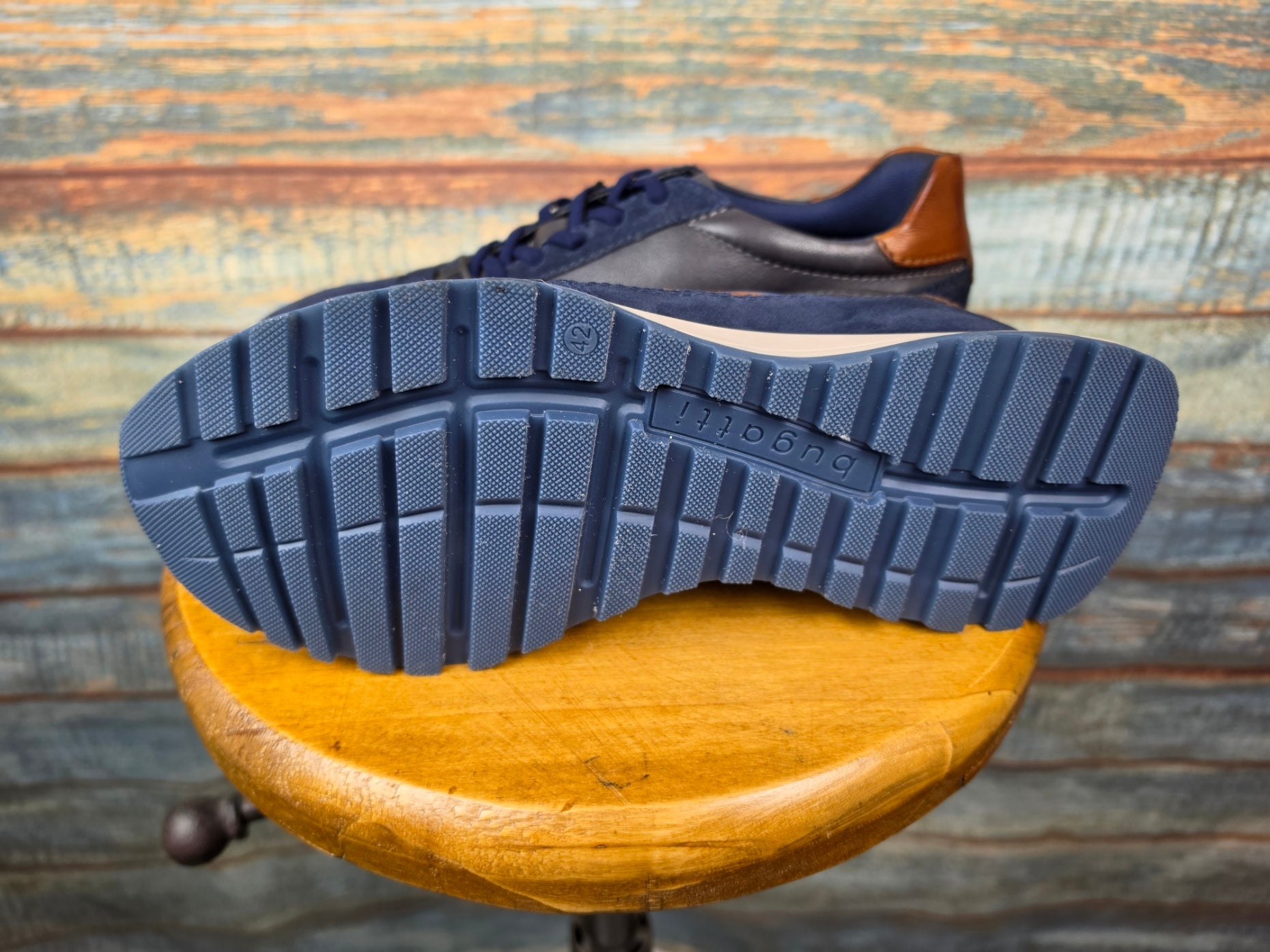 Bugatti Winter Navy Leather / Suede Sneaker