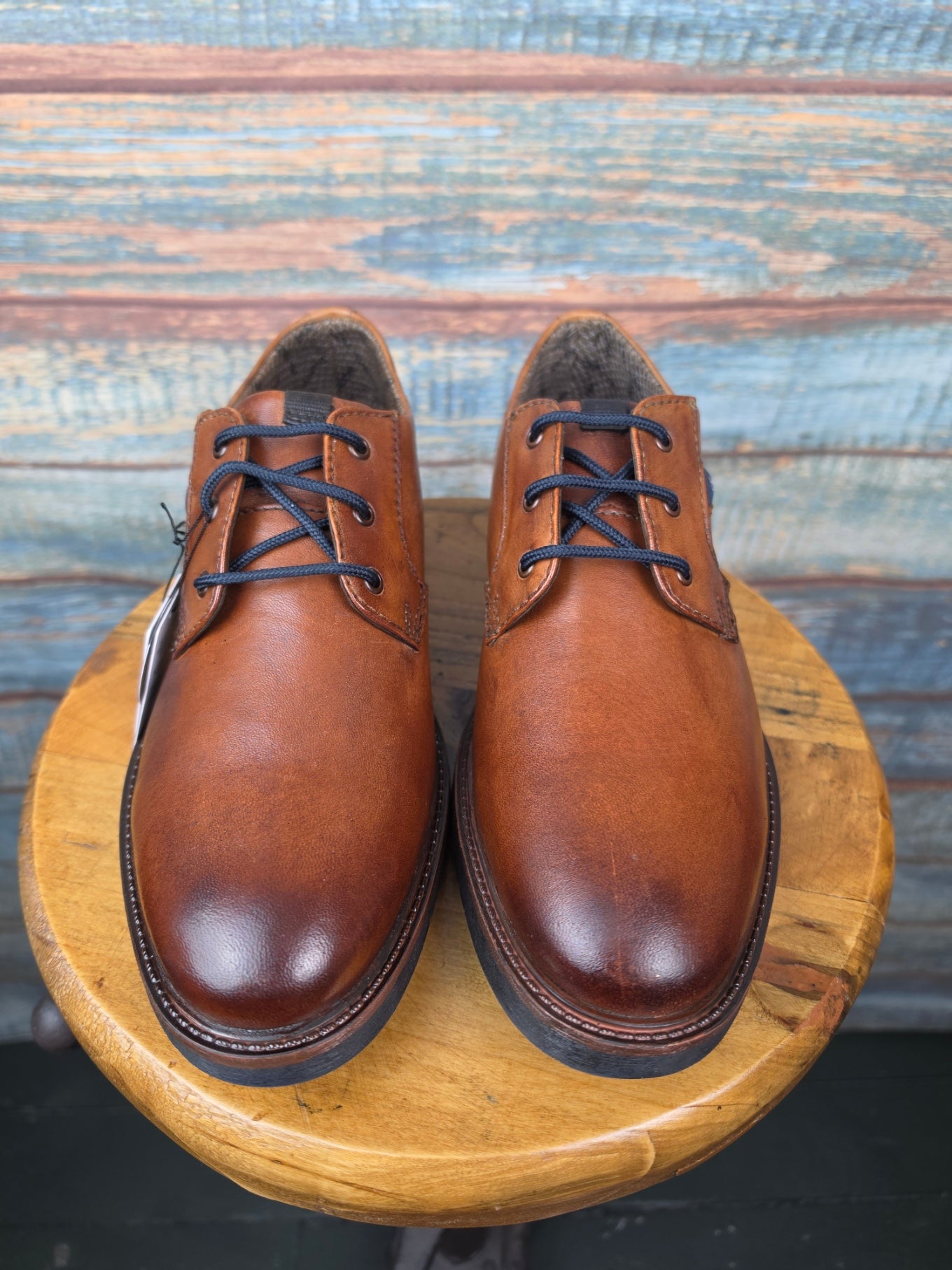 Bugatti Winter Leather Cognac Lace up TEX Shoe