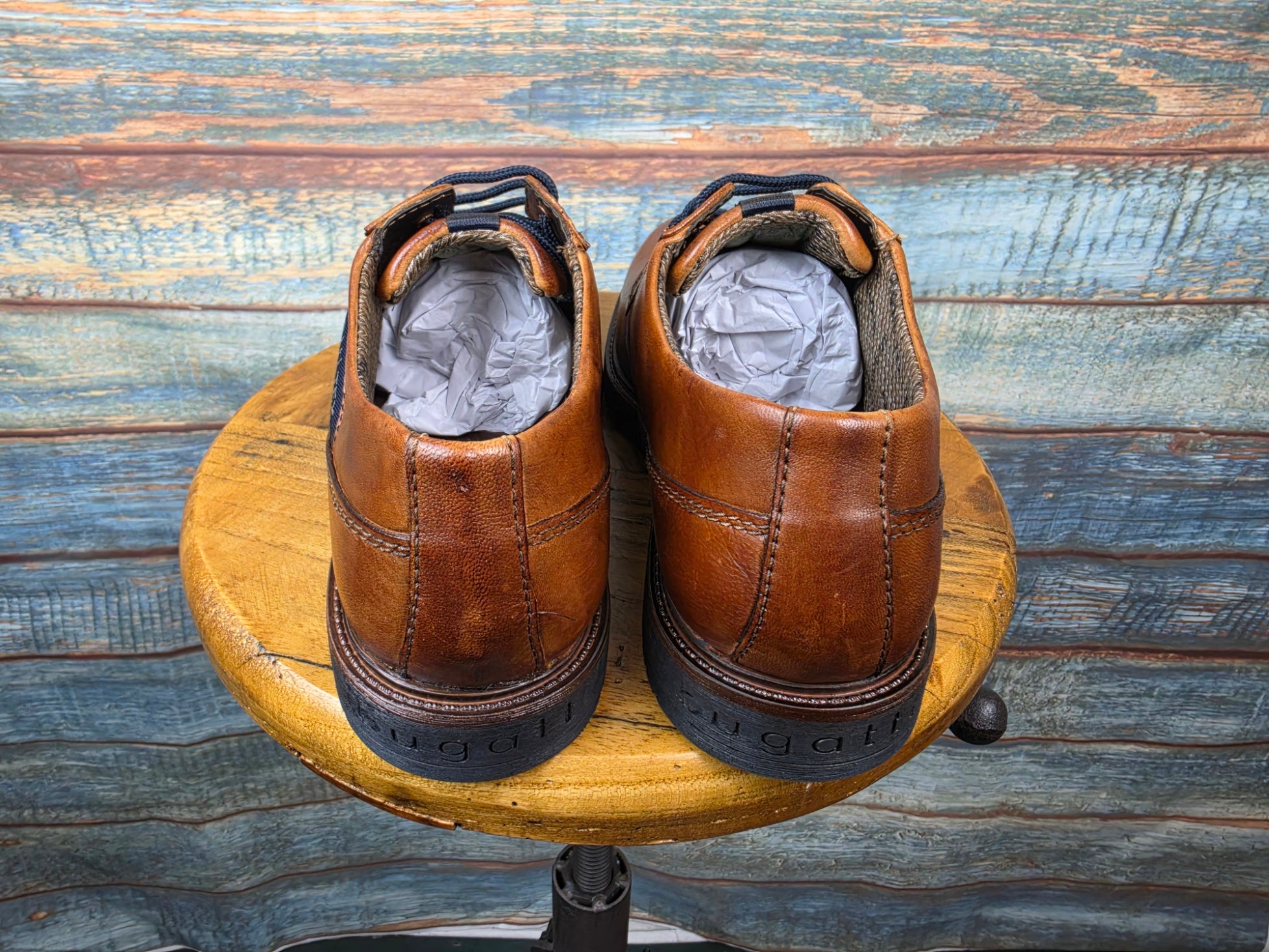 Bugatti Winter Leather Cognac Lace up TEX Shoe