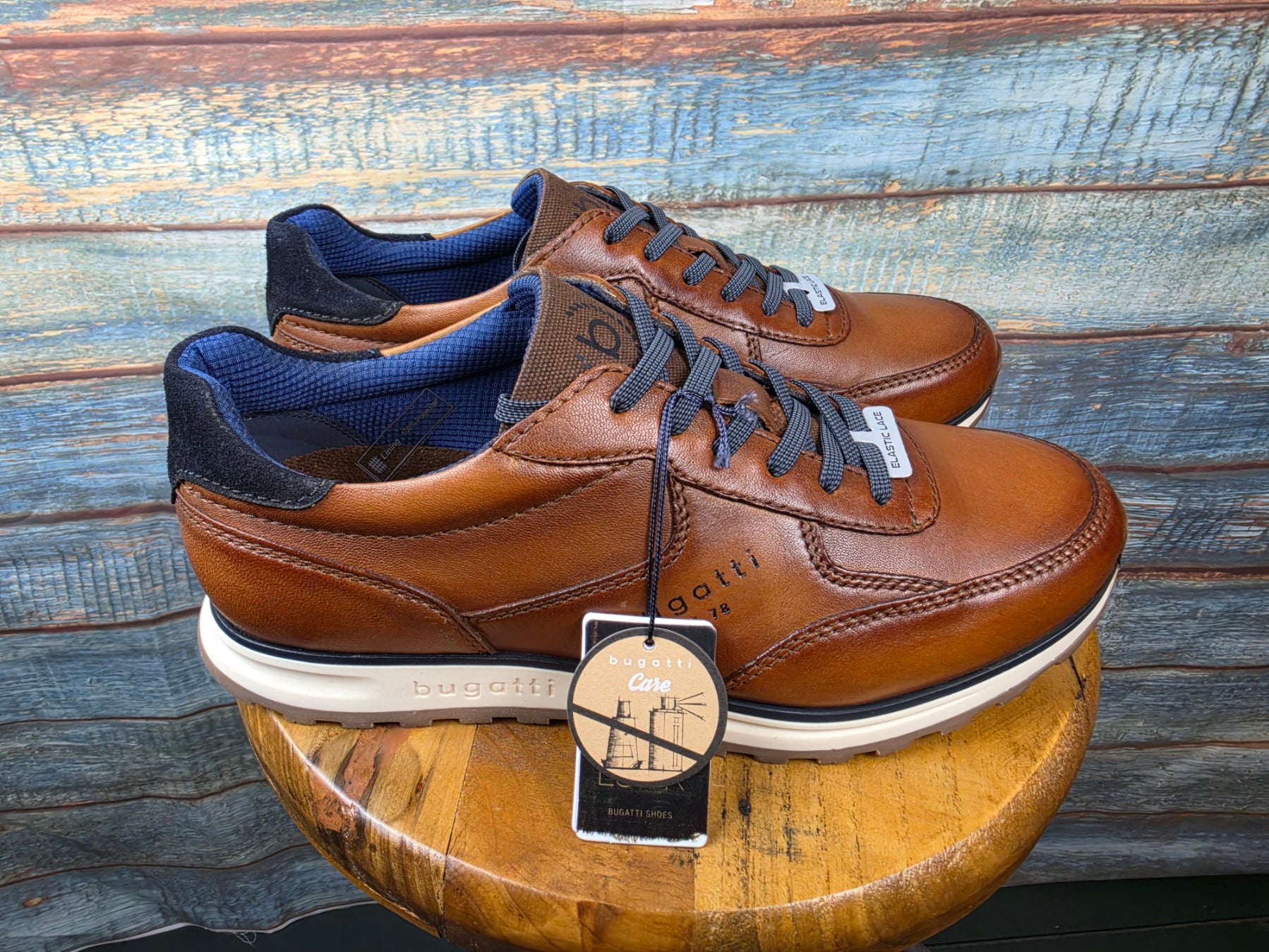 Bugatti Winter Leather Sneaker Cognac