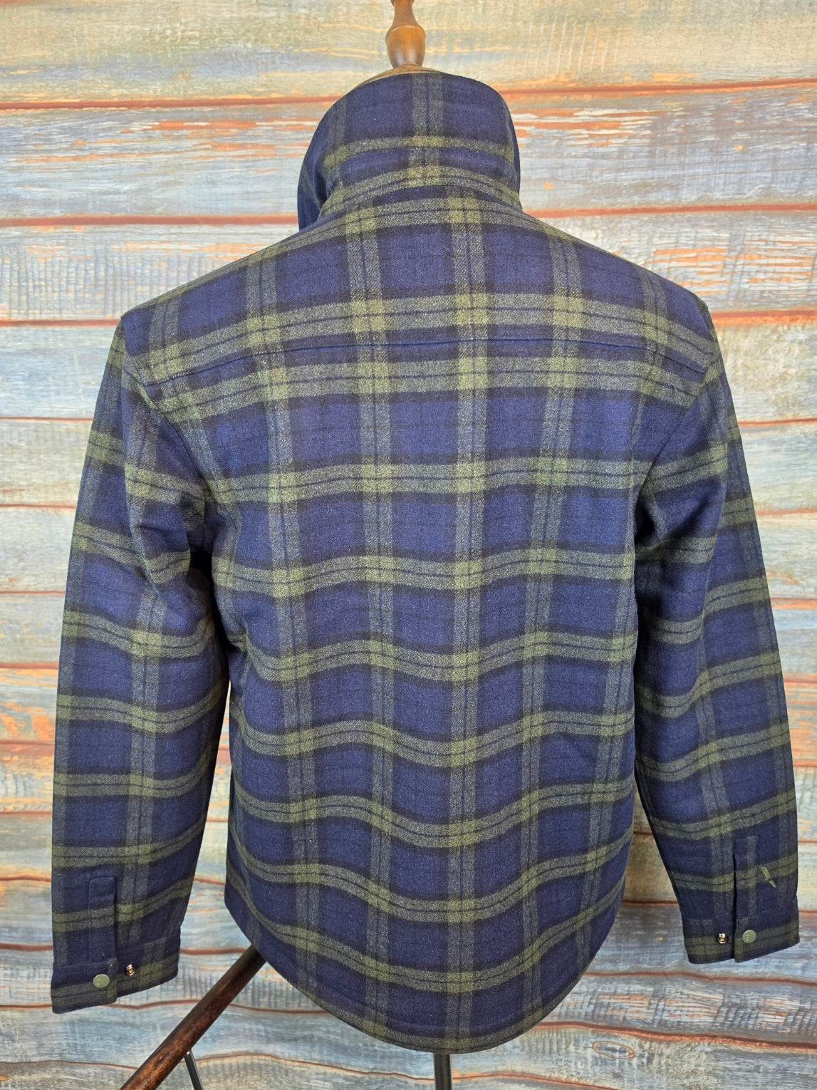 AIGLE Sherpa Lined Checked Over Shirt / Jacket