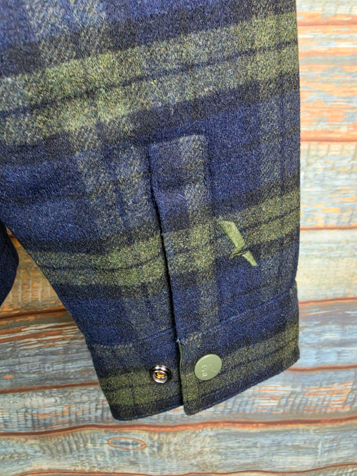 AIGLE Sherpa Lined Checked Over Shirt / Jacket