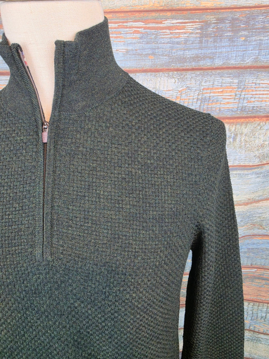 R2 - Amsterdam Merino wool half-zip Jumper