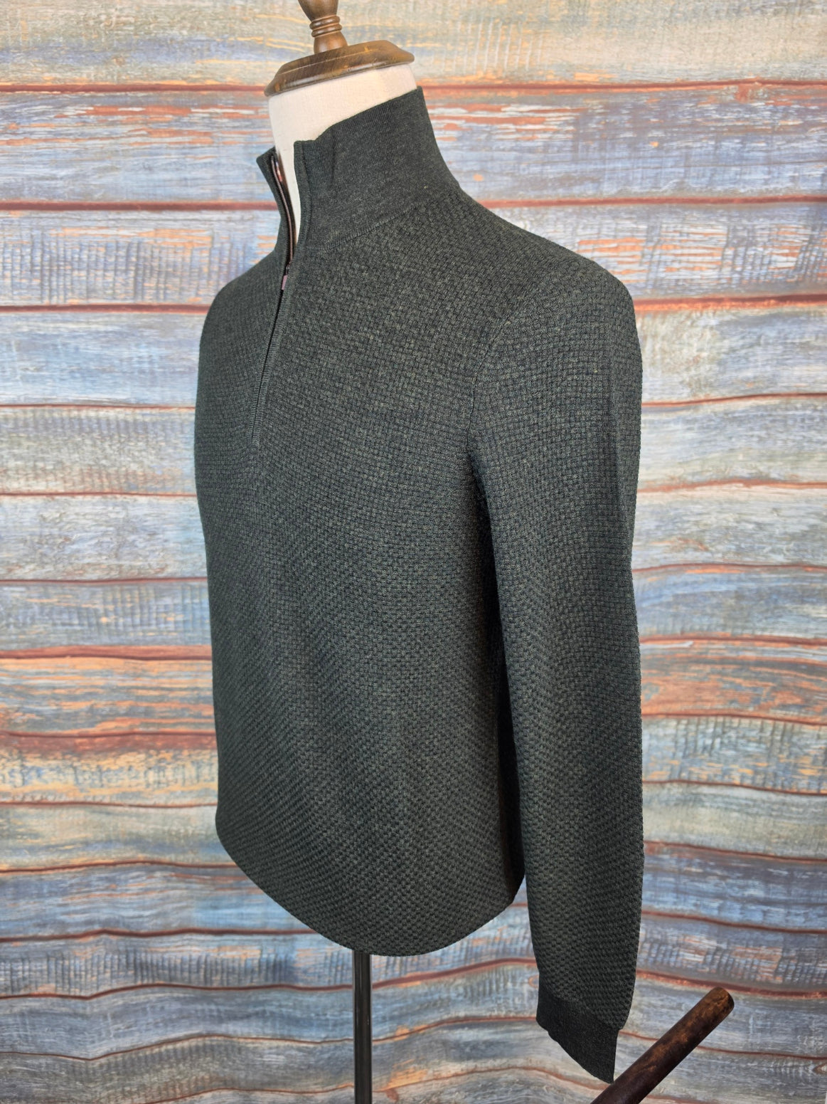 R2 - Amsterdam Merino wool half-zip Jumper
