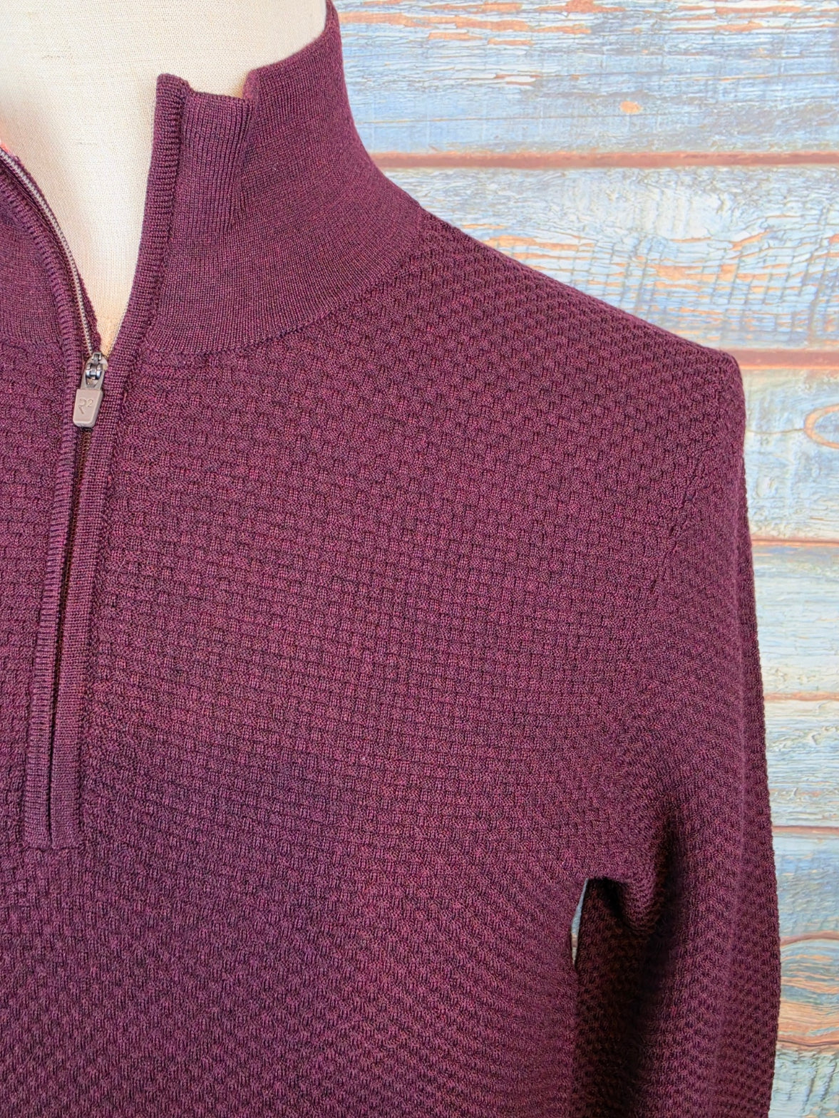 R2 - Amsterdam Merino wool half-zip Jumper