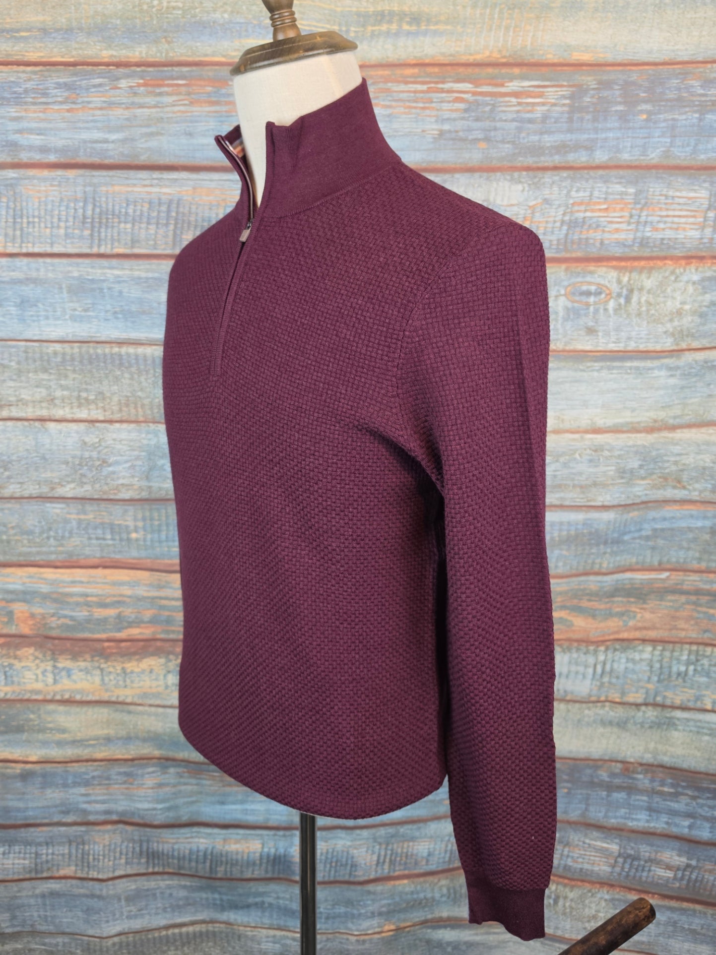 R2 - Amsterdam Merino wool half-zip Jumper