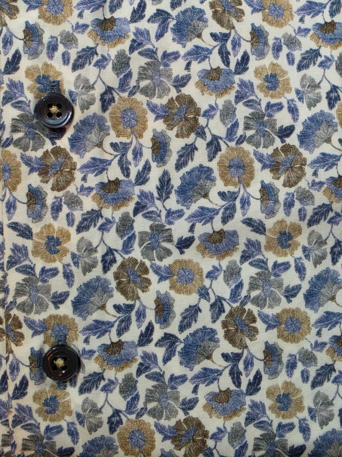 R2 - Amsterdam blue flower Print shirt