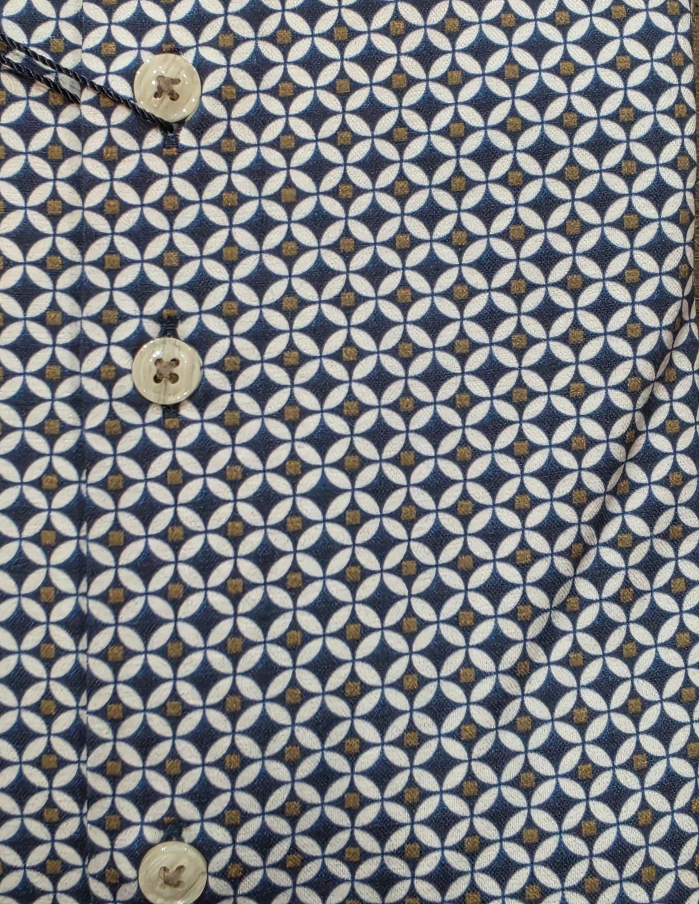 R2 - Amsterdam Geometric printed Travel shirt