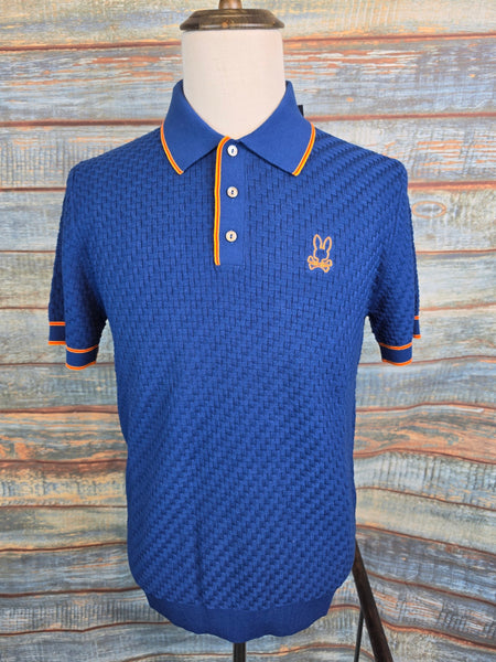 PSYCHO BUNNY SEB Knitted Polo Shirt