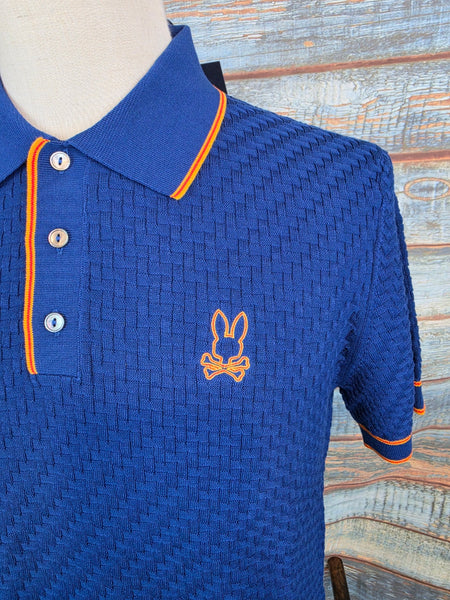 PSYCHO BUNNY SEB Knitted Polo Shirt