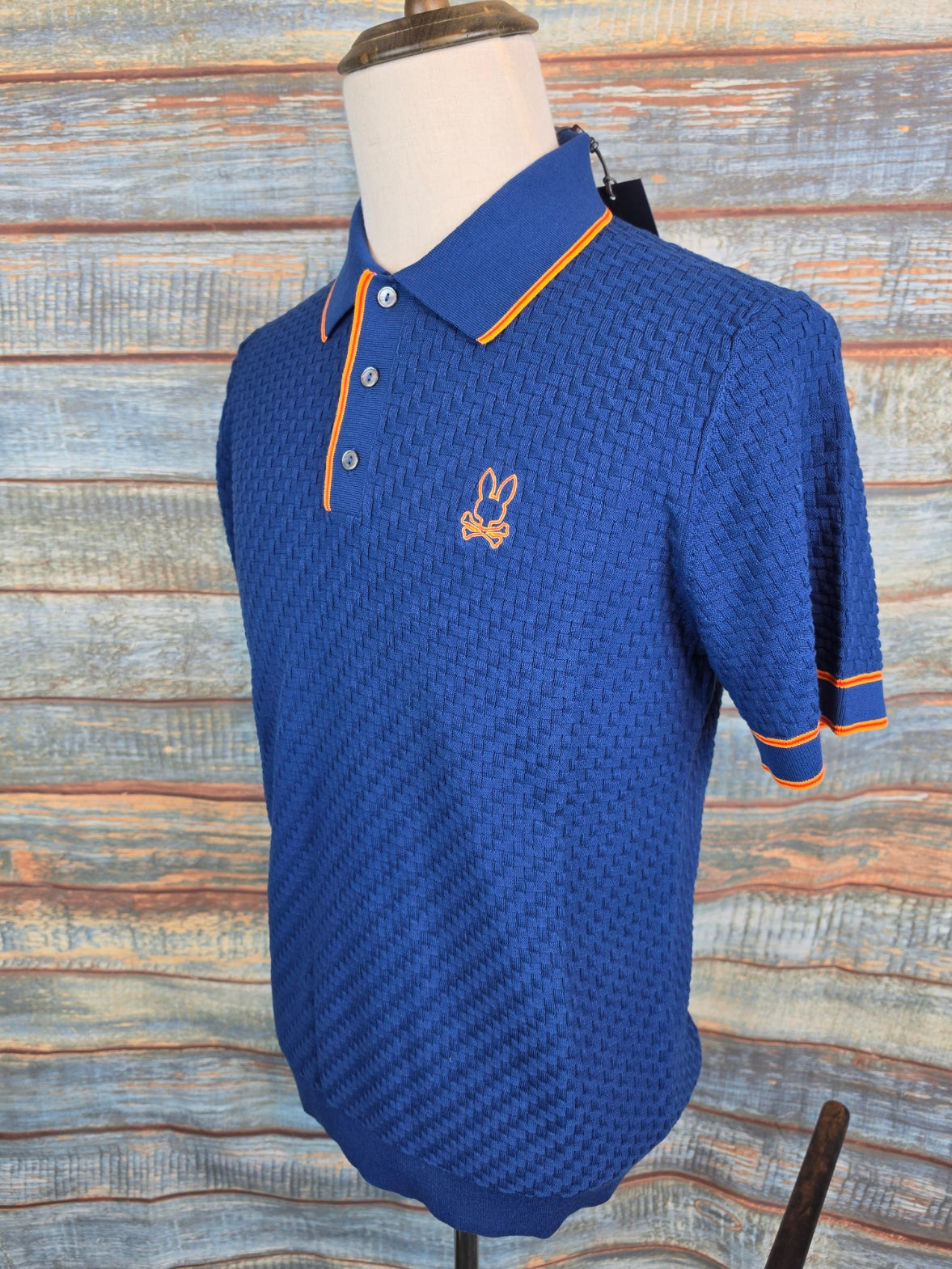 PSYCHO BUNNY SEB Knitted Polo Shirt