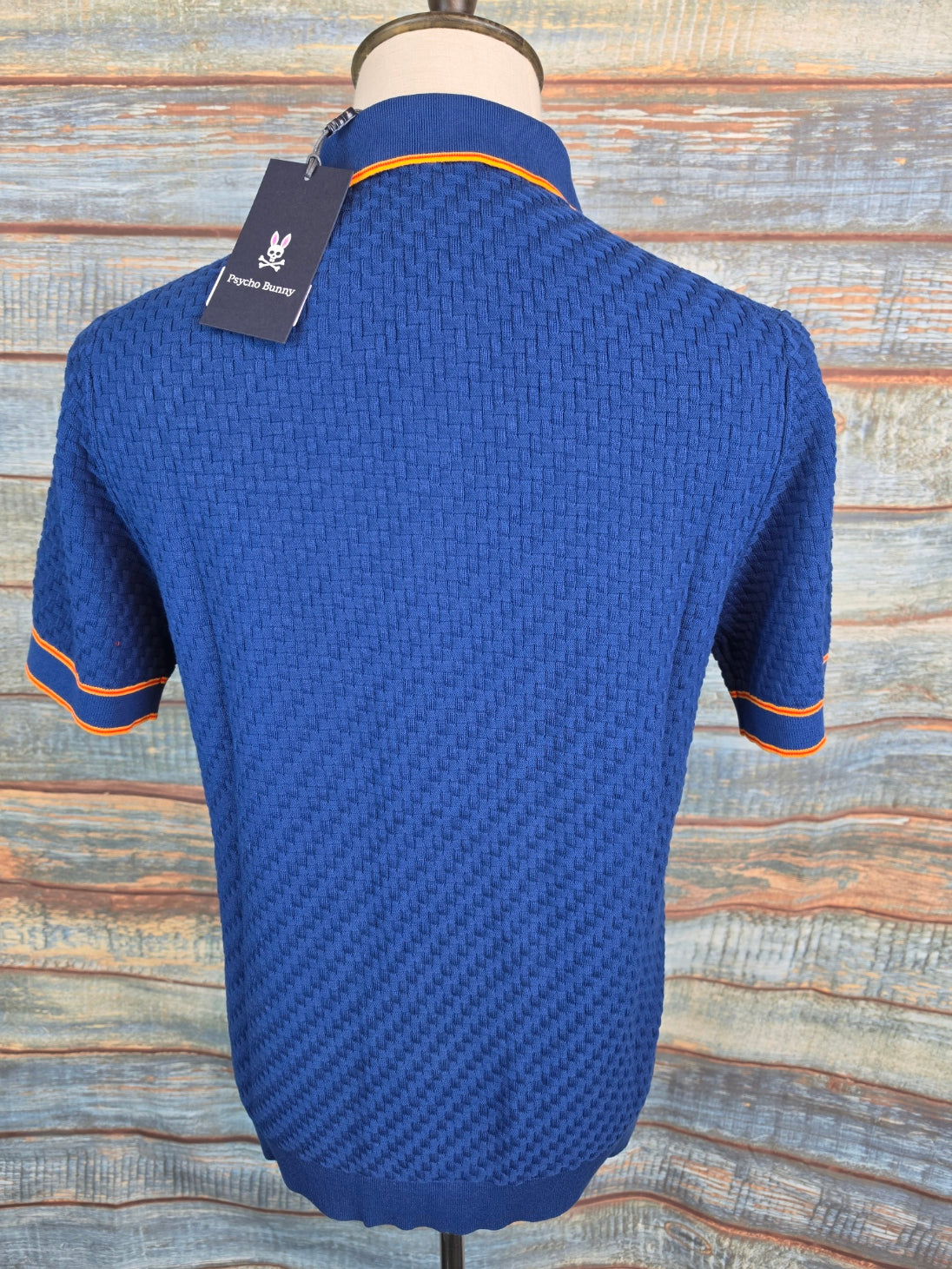 PSYCHO BUNNY SEB Knitted Polo Shirt