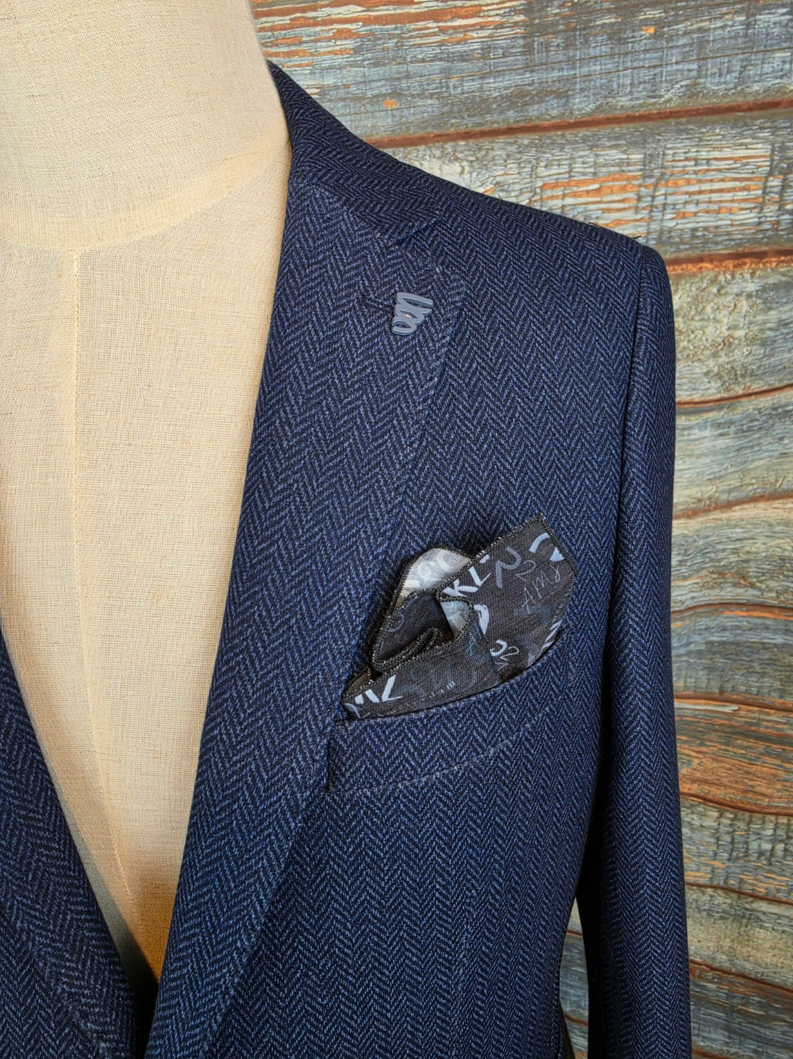R2 Amsterdam Jersey Stretch Herringbone Jacket