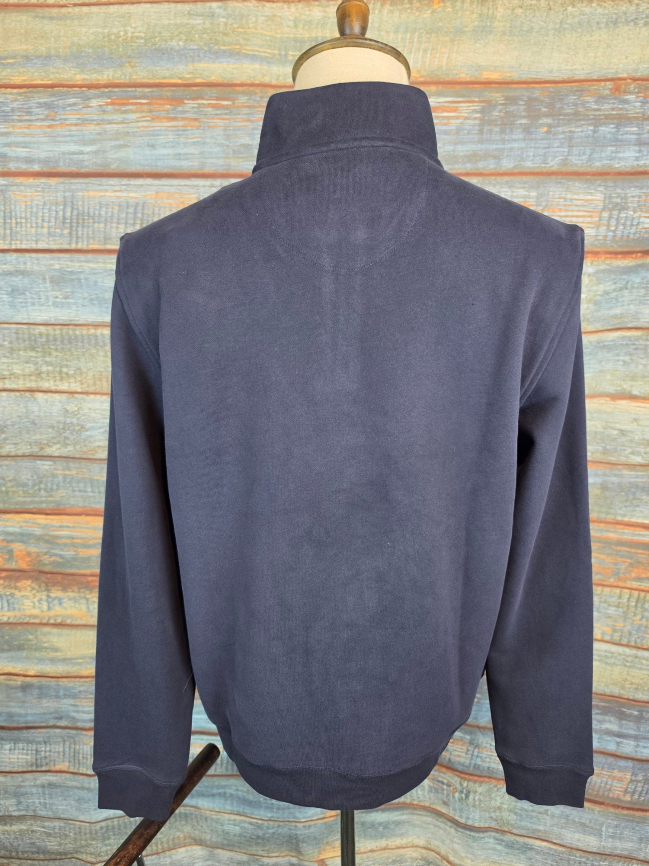 FYNCH-HATTON 1/4 Zip Cotton Sweat Top