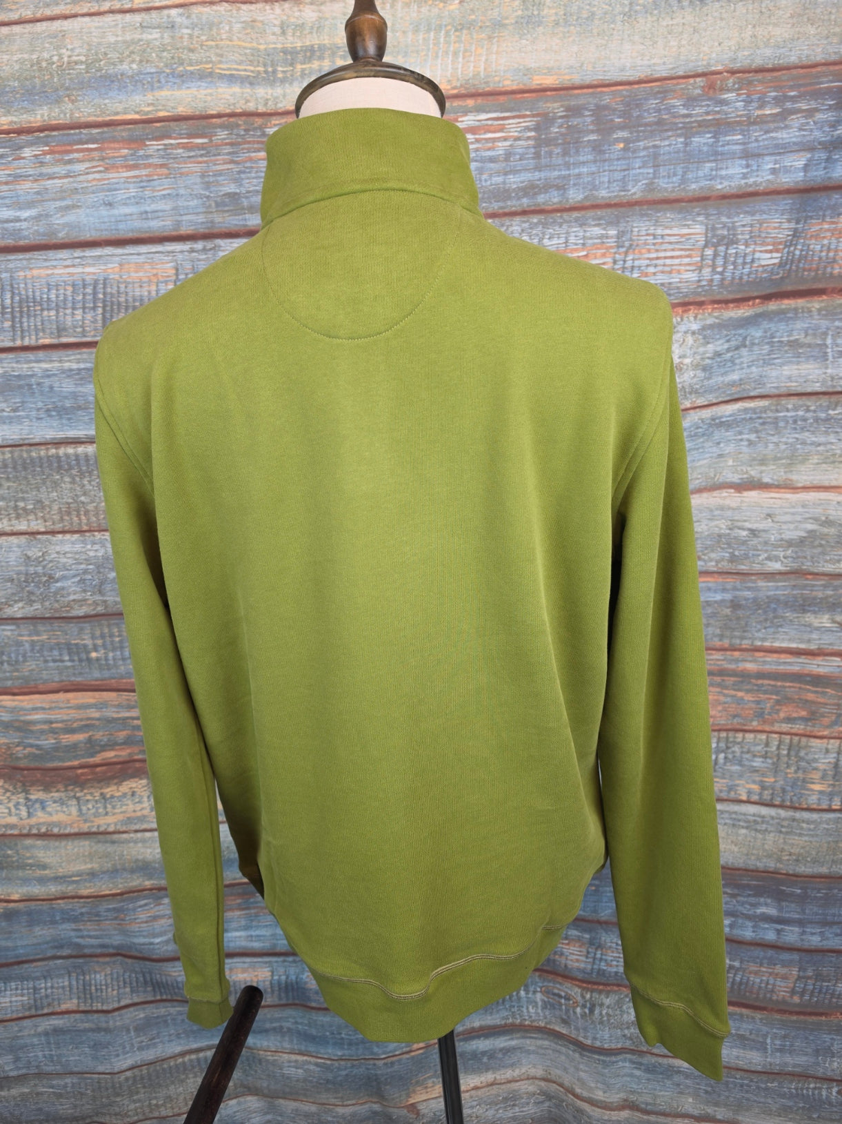 FYNCH-HATTON 1/4 Zip Cotton Sweat Top