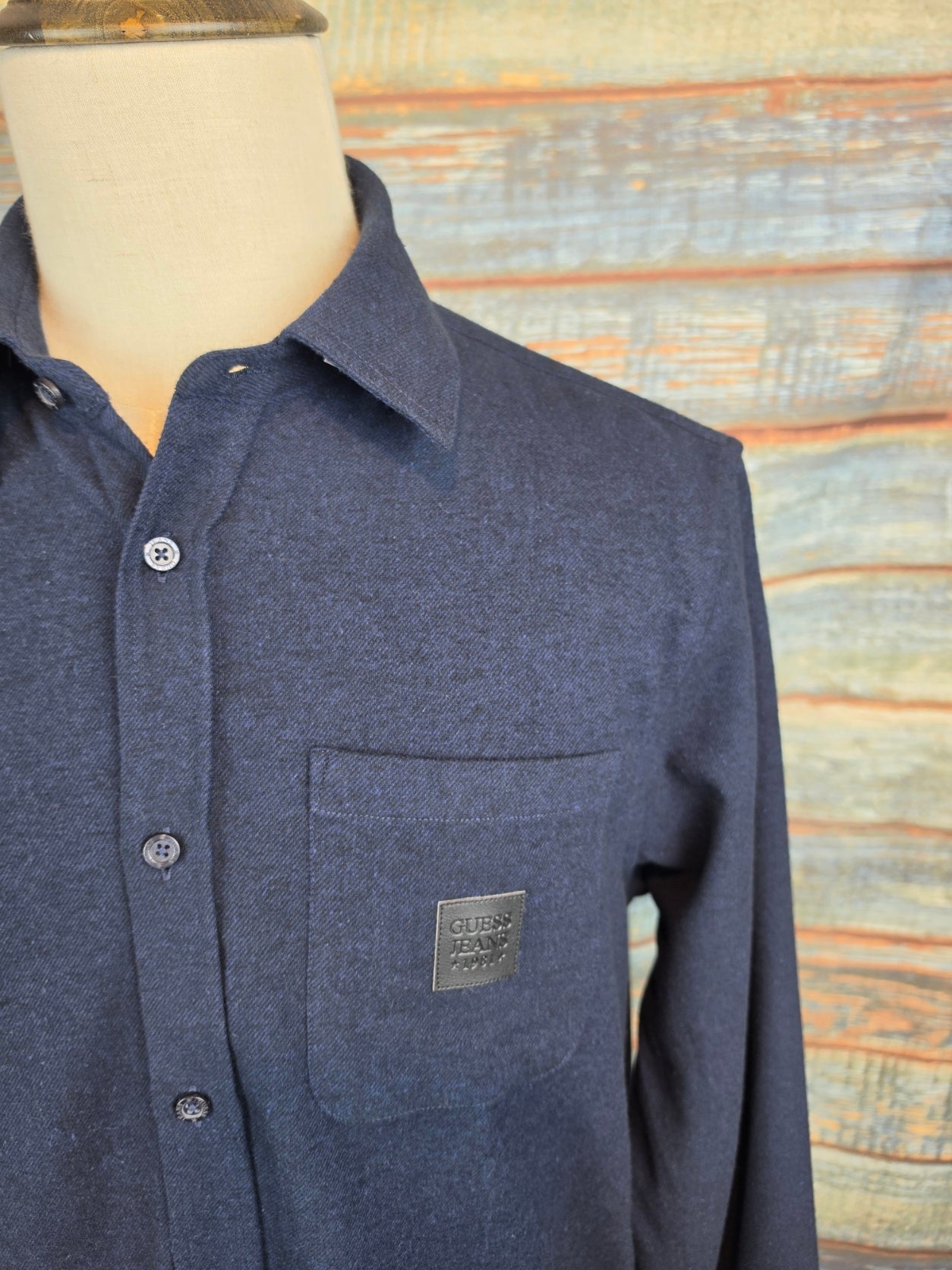 Guess Jeans Regular Fit Cotton Flannel Shirts