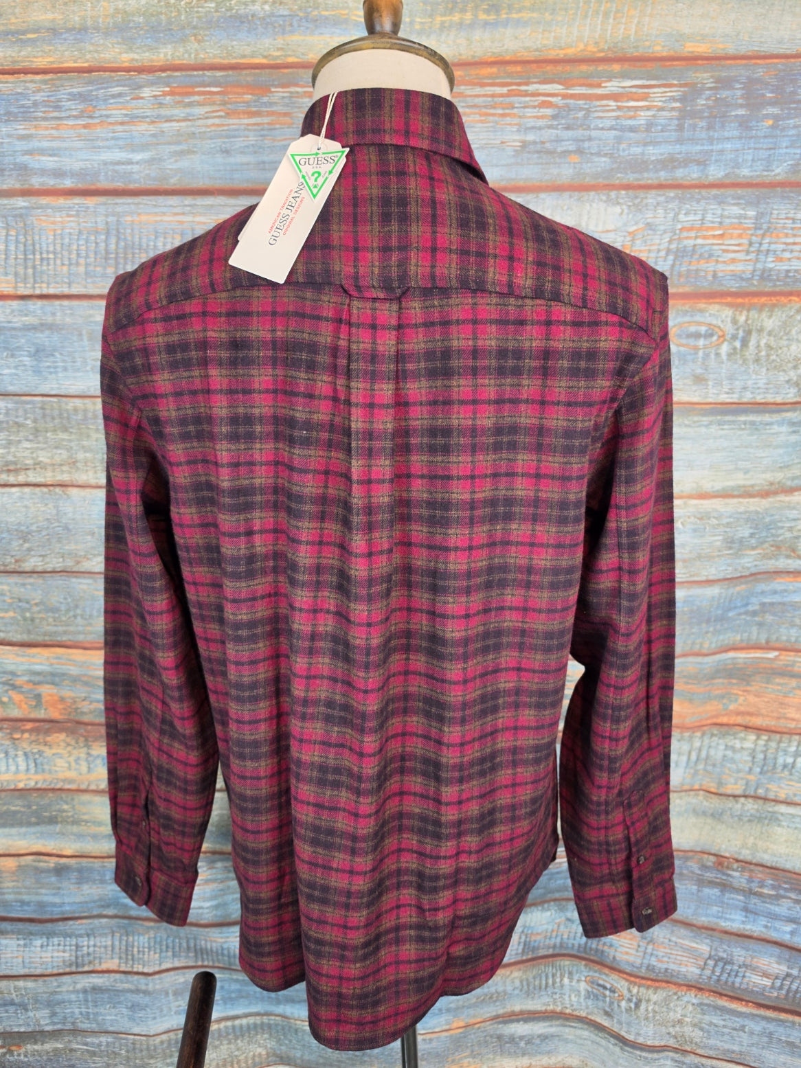 Guess Jeans Regular Fit Cotton Flannel Shirts