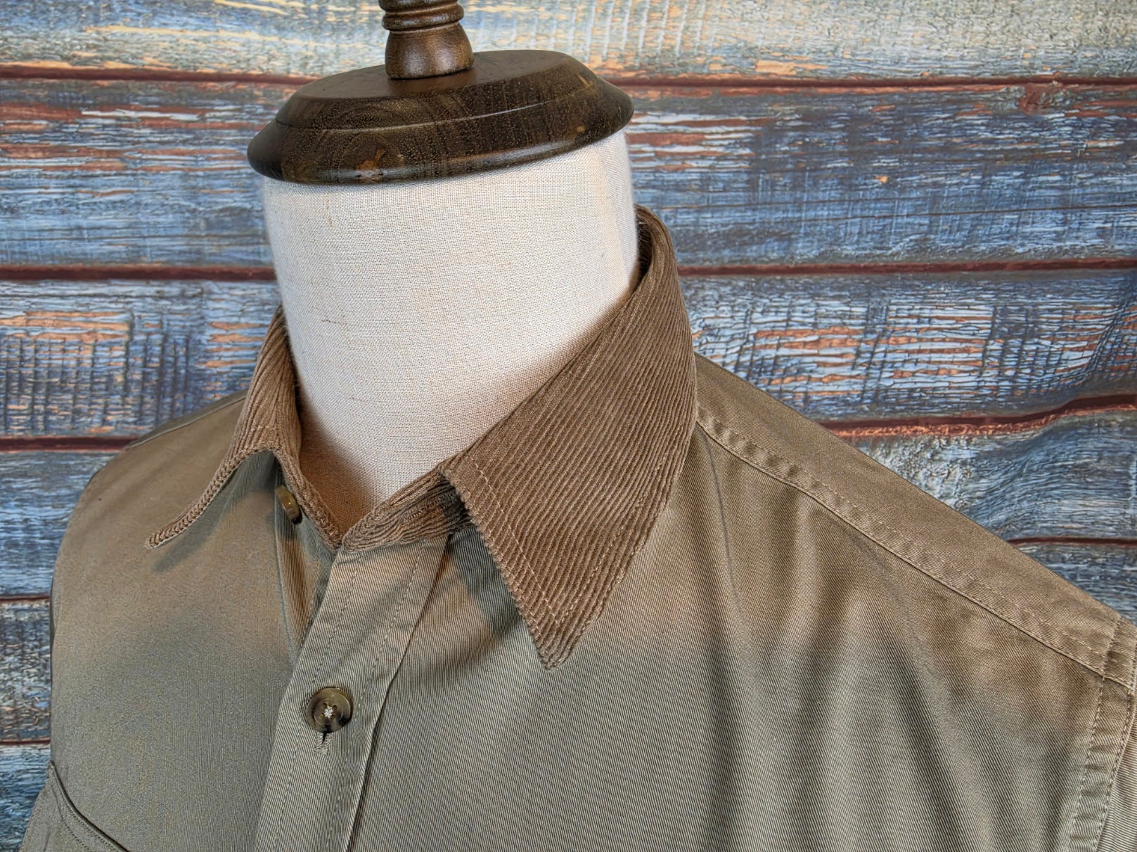 Guess Jeans Regular Fit Cotton Shirt with Cord Collar