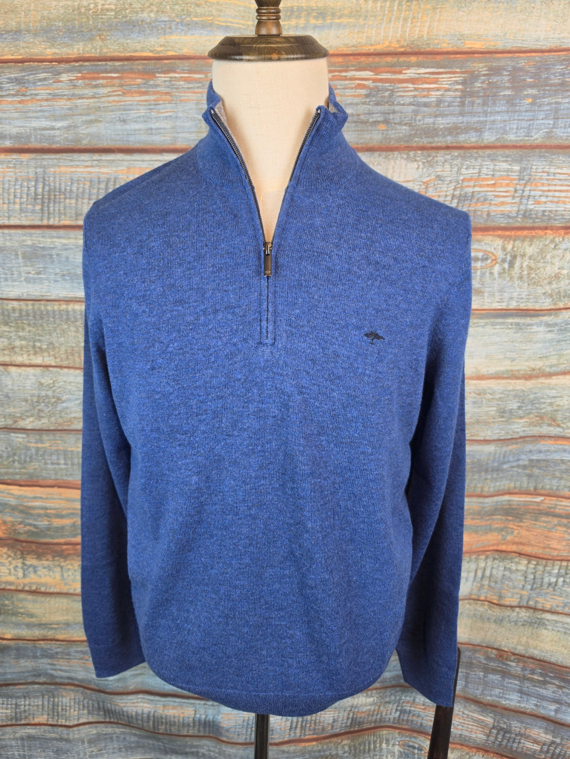 FYNCH-HATTON 1/4 Zip Lambswool and Cashmere Jumpers