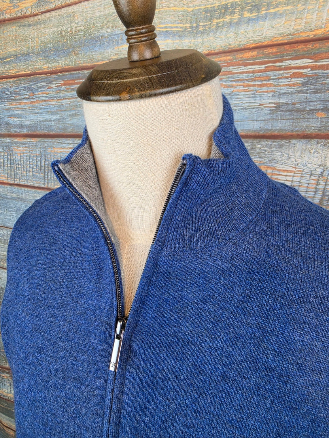 FYNCH-HATTON 1/4 Zip Lambswool and Cashmere Jumpers