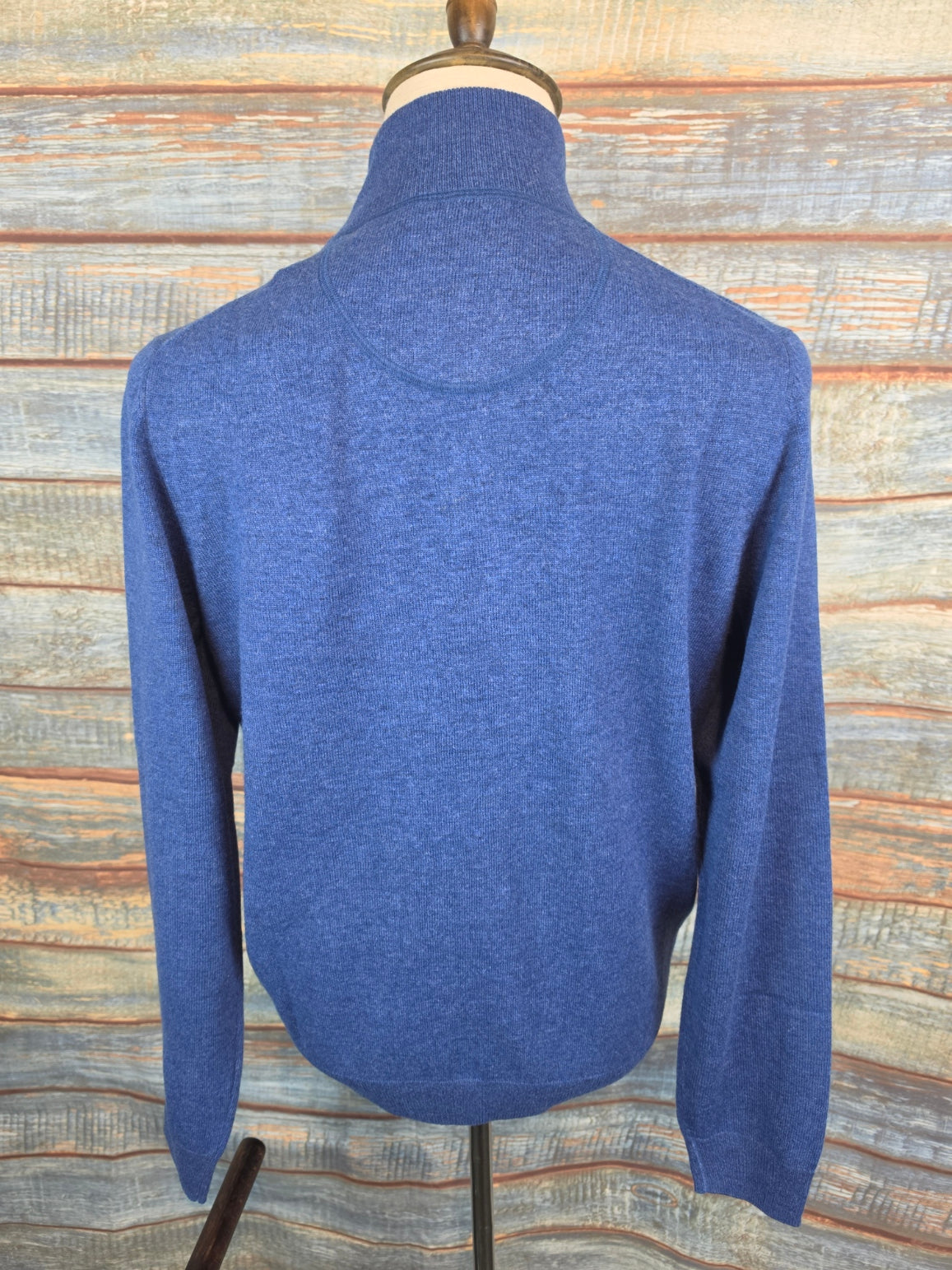FYNCH-HATTON 1/4 Zip Lambswool and Cashmere Jumpers